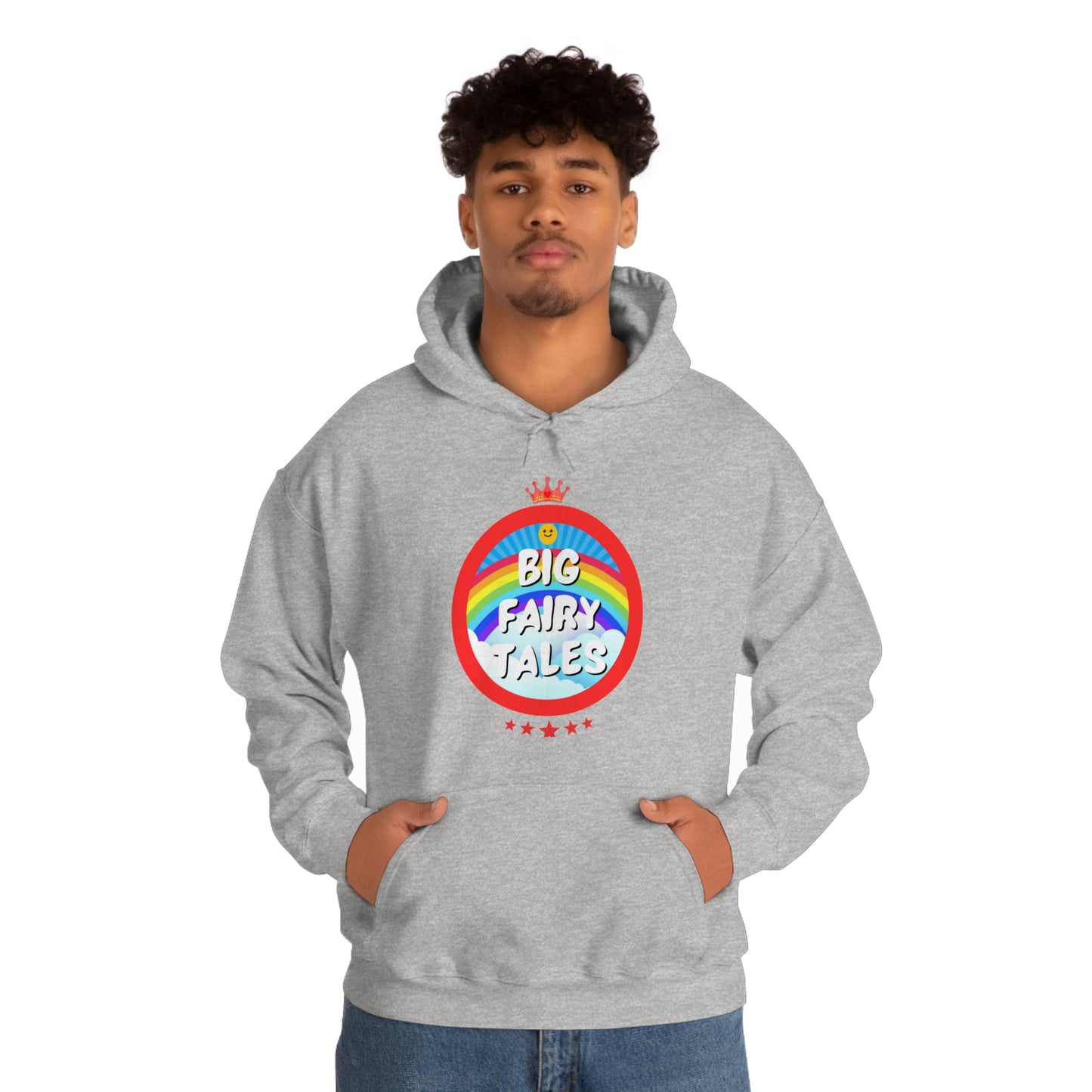 Big Fairy Tales By Schatar Unisex Heavy Blend™ Hooded Sweatshirt