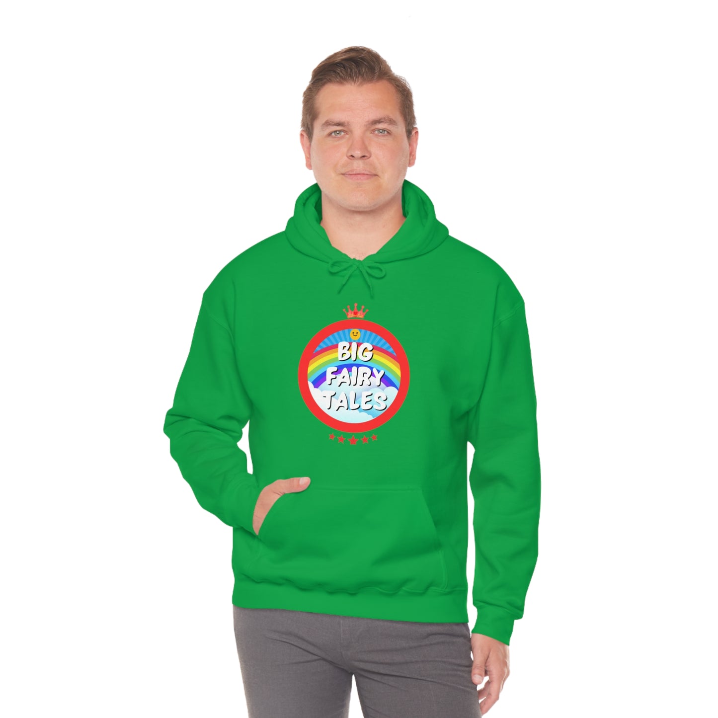 Big Fairy Tales By Schatar Unisex Heavy Blend™ Hooded Sweatshirt