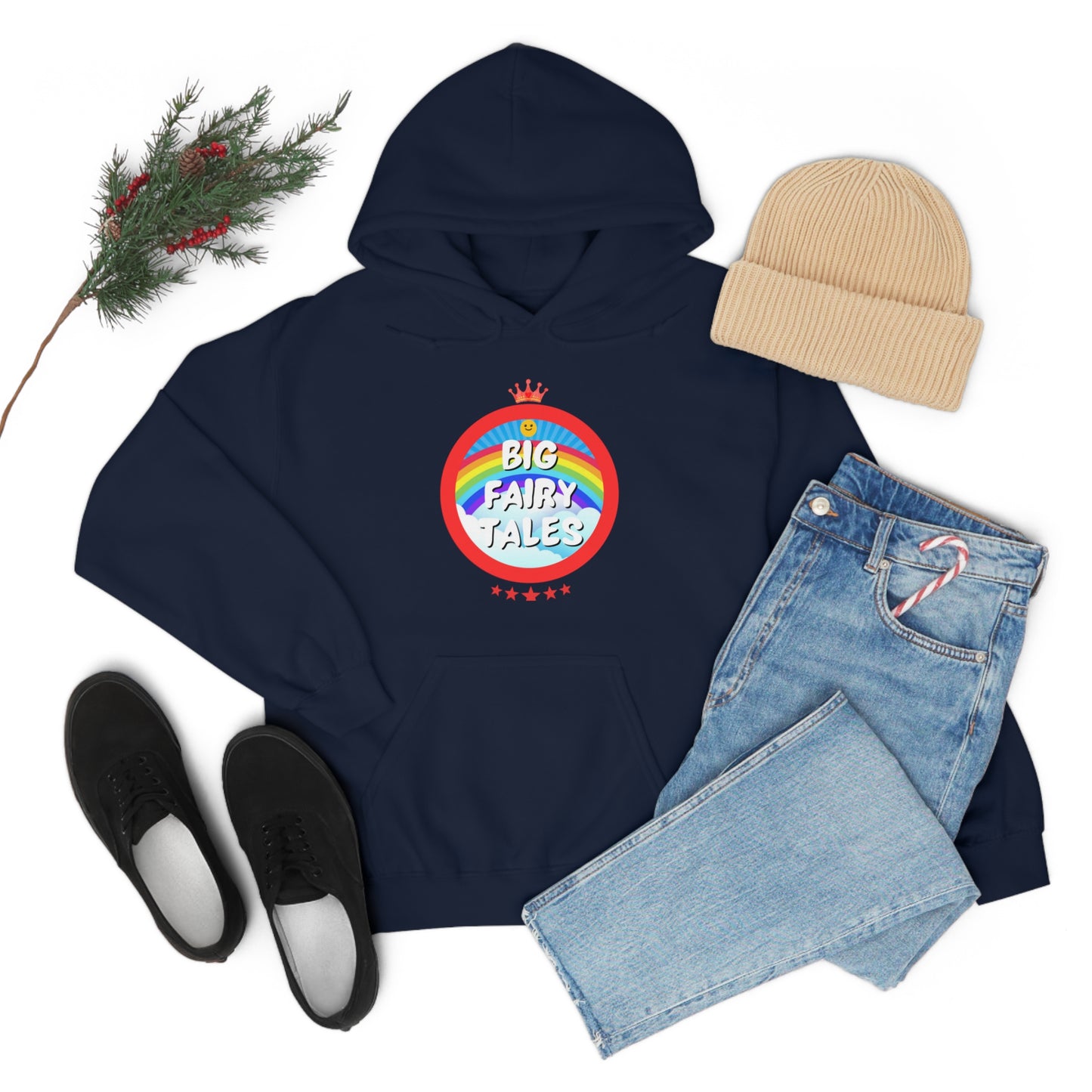 Big Fairy Tales By Schatar Unisex Heavy Blend™ Hooded Sweatshirt