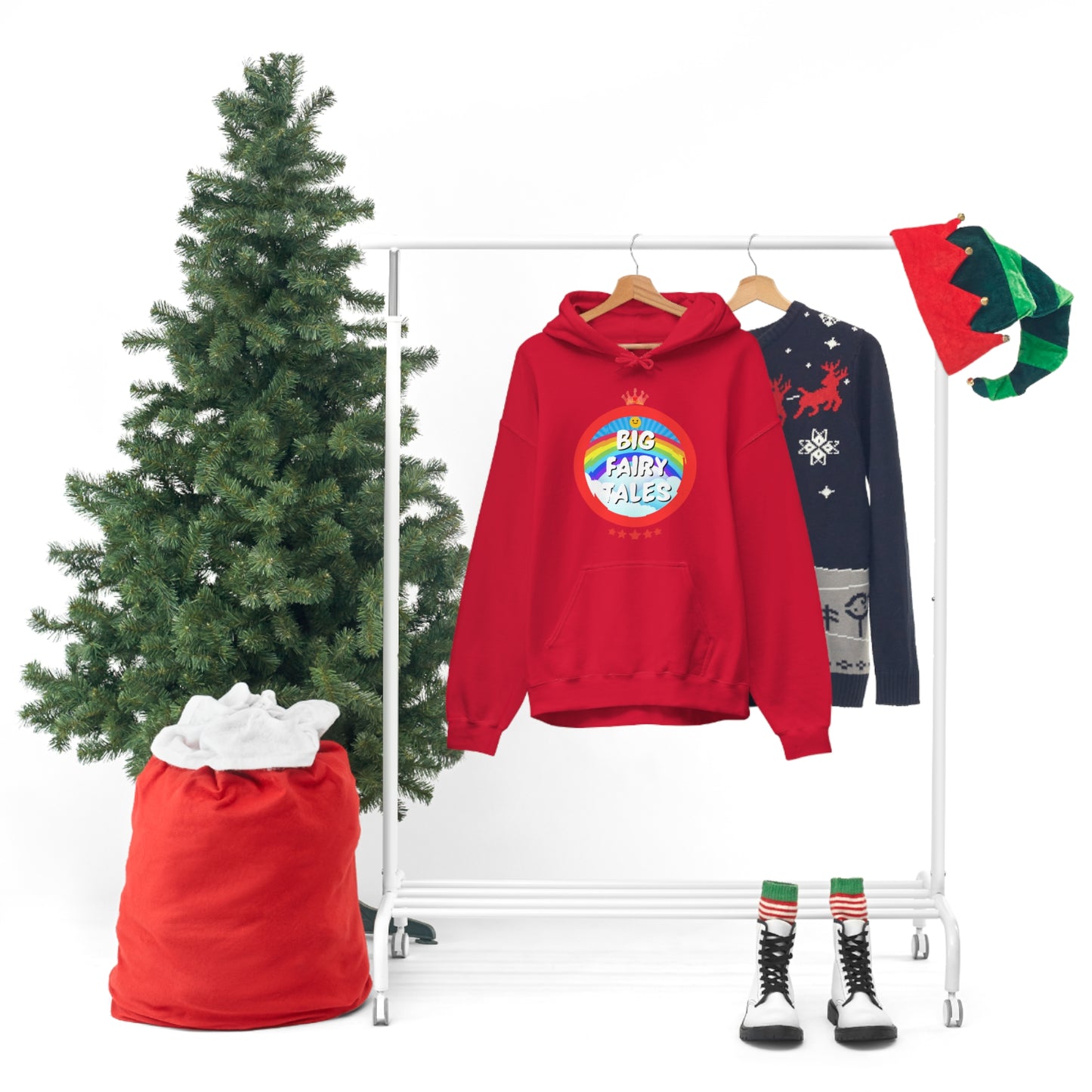 Big Fairy Tales By Schatar Unisex Heavy Blend™ Hooded Sweatshirt