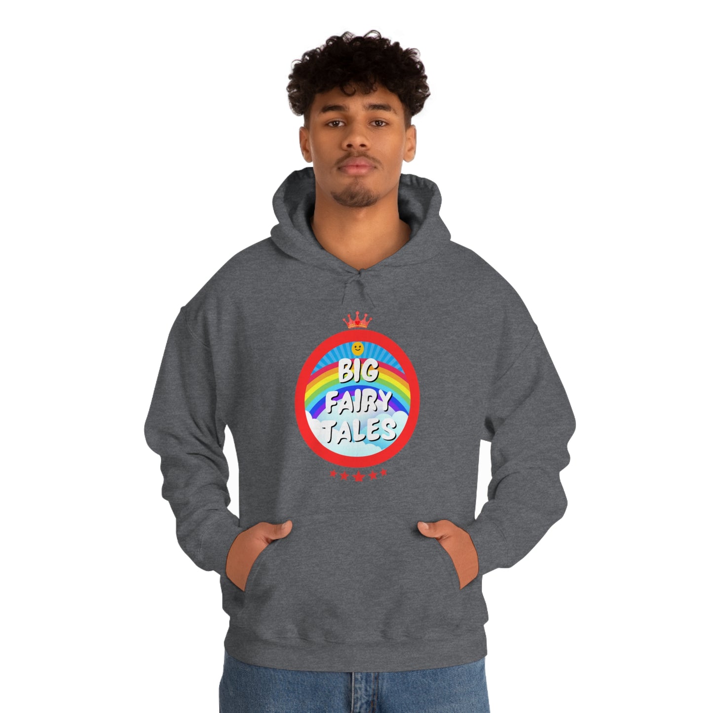 Big Fairy Tales By Schatar Unisex Heavy Blend™ Hooded Sweatshirt