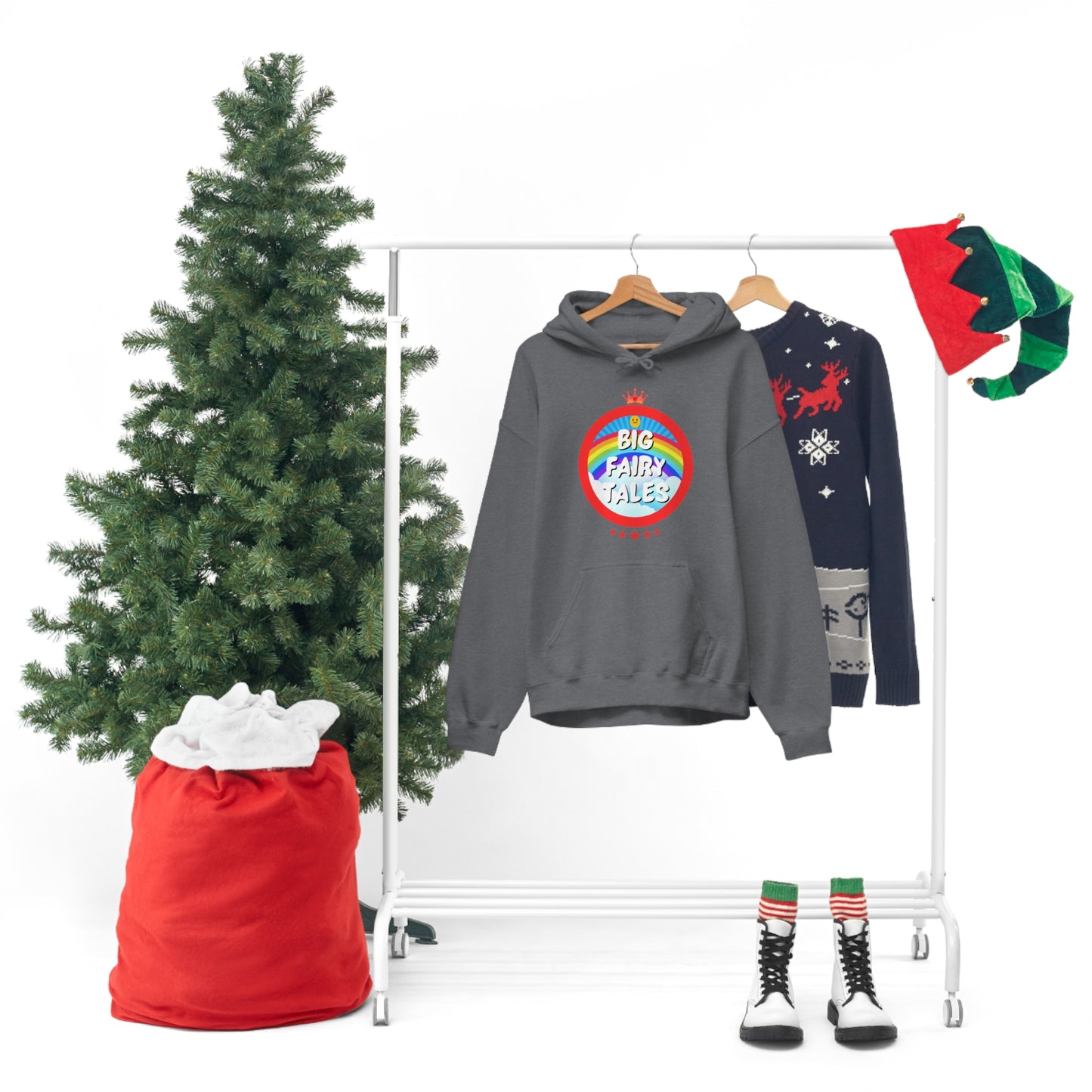 Big Fairy Tales By Schatar Unisex Heavy Blend™ Hooded Sweatshirt