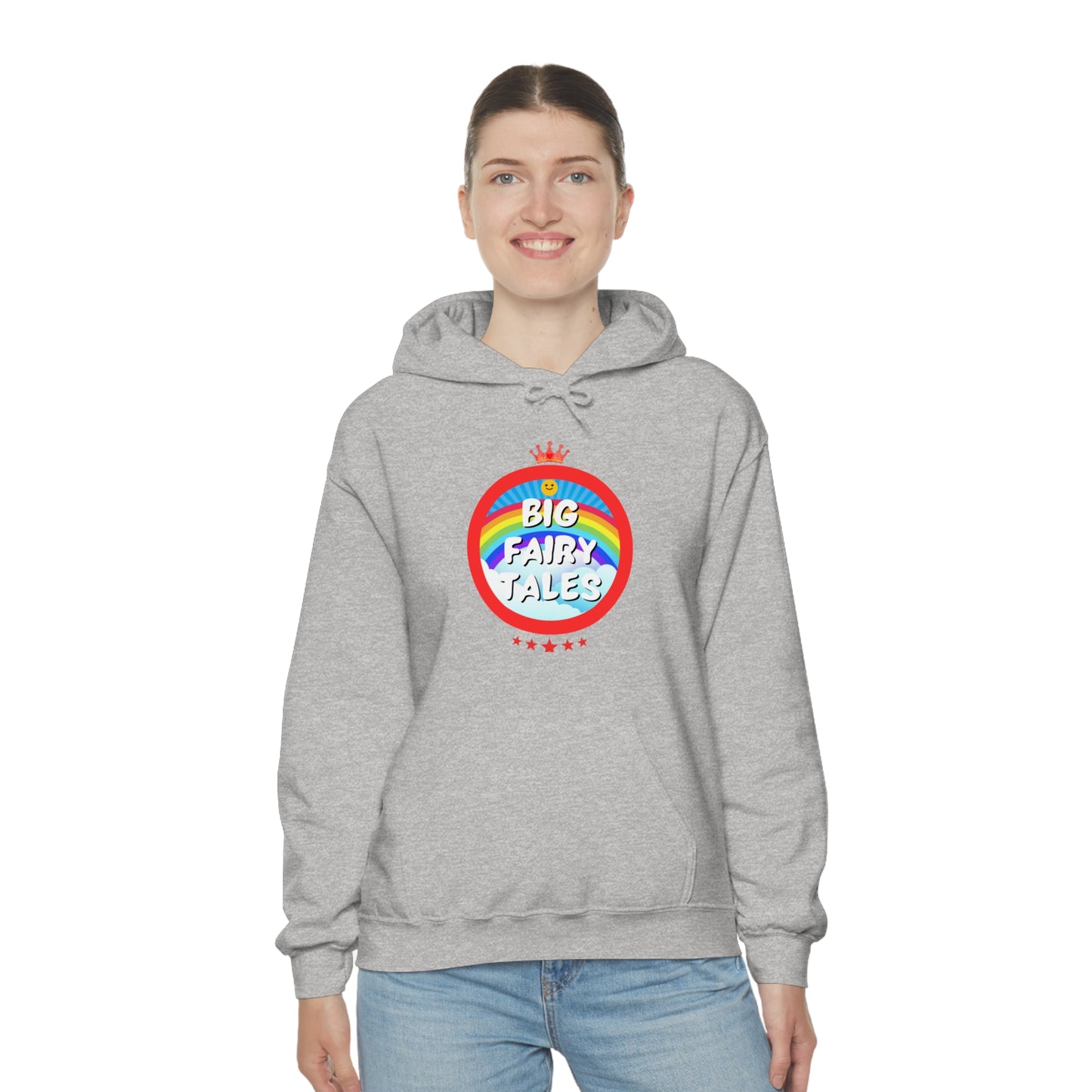 Big Fairy Tales By Schatar Unisex Heavy Blend™ Hooded Sweatshirt
