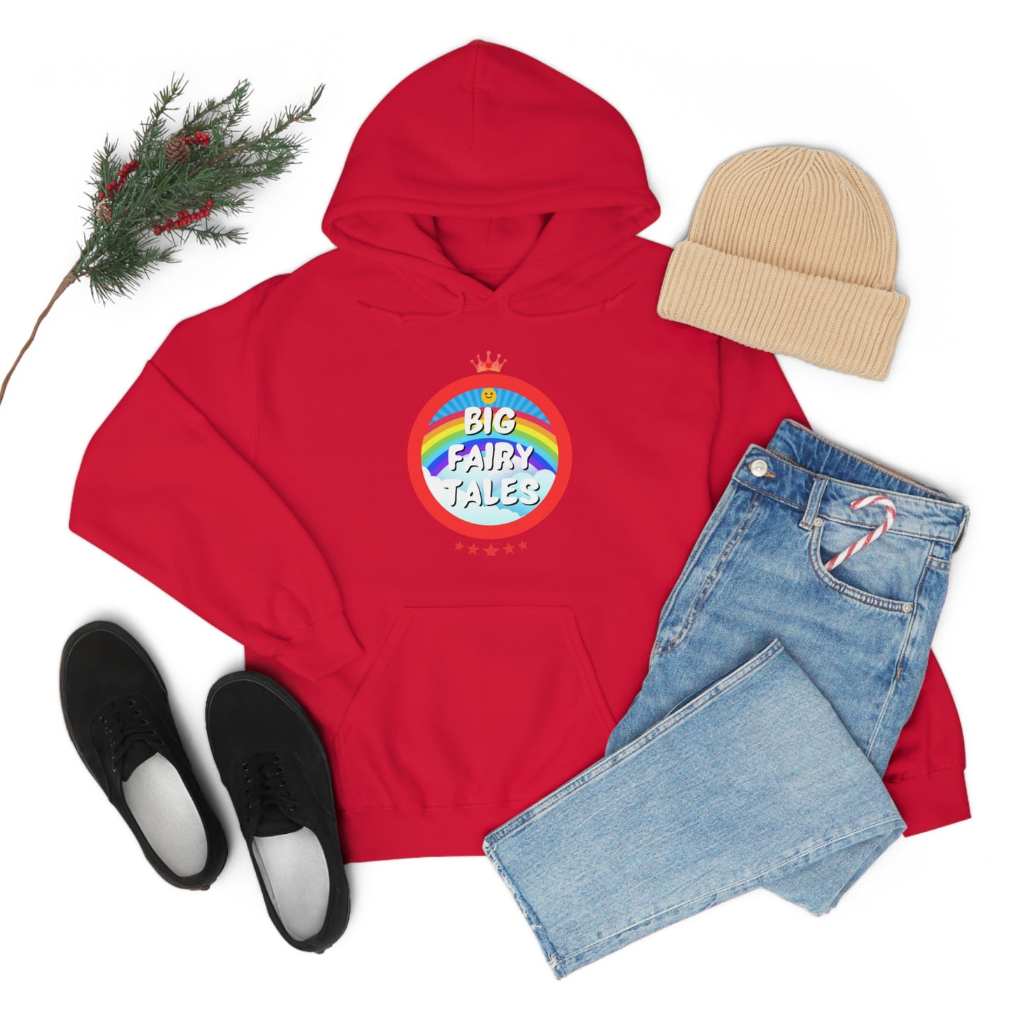 Big Fairy Tales By Schatar Unisex Heavy Blend™ Hooded Sweatshirt