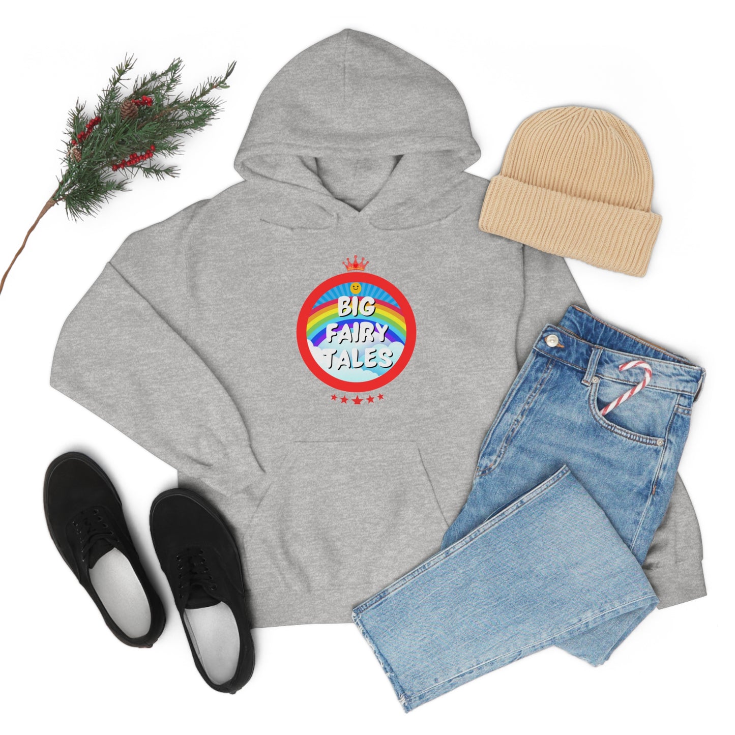 Big Fairy Tales By Schatar Unisex Heavy Blend™ Hooded Sweatshirt