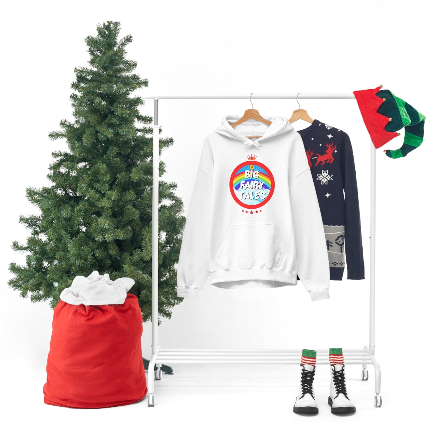 Big Fairy Tales By Schatar Unisex Heavy Blend™ Hooded Sweatshirt