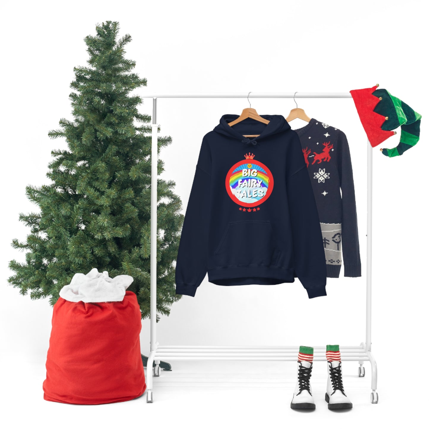 Big Fairy Tales By Schatar Unisex Heavy Blend™ Hooded Sweatshirt