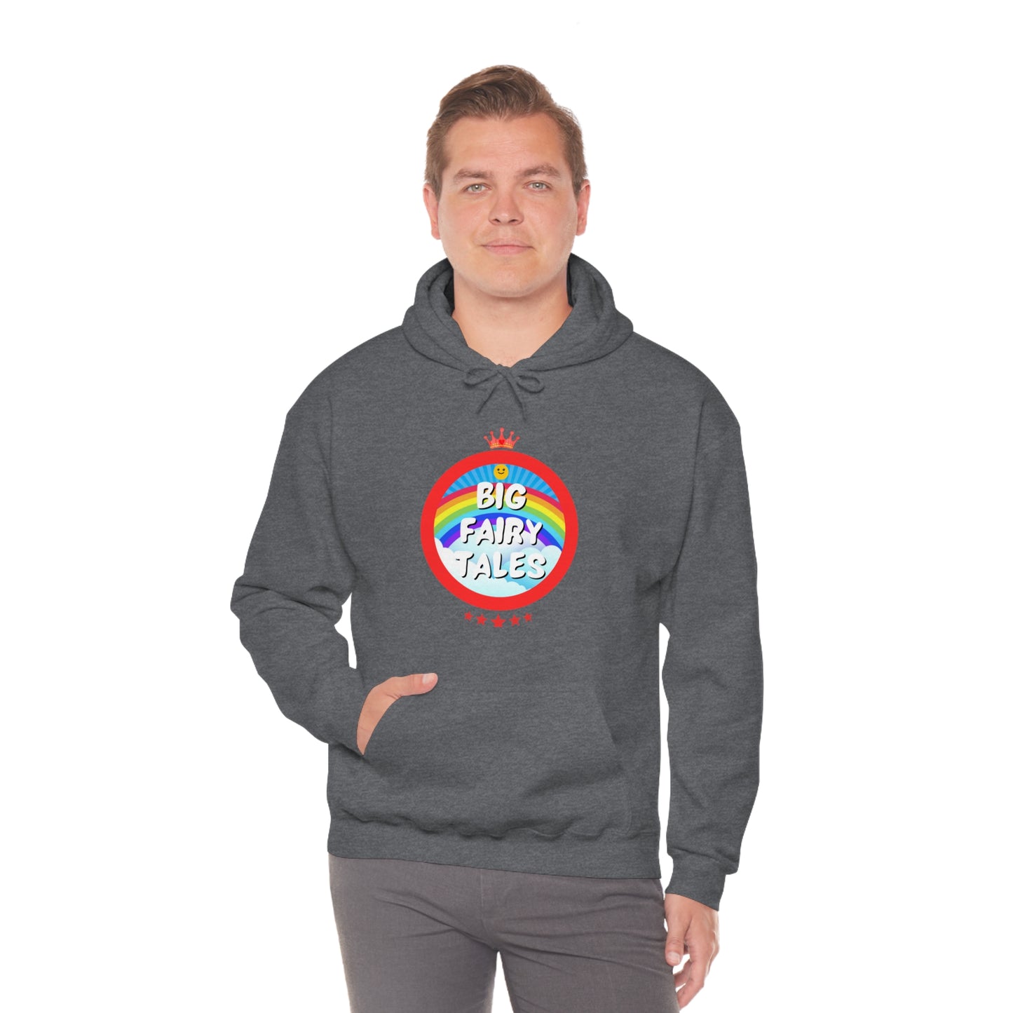 Big Fairy Tales By Schatar Unisex Heavy Blend™ Hooded Sweatshirt