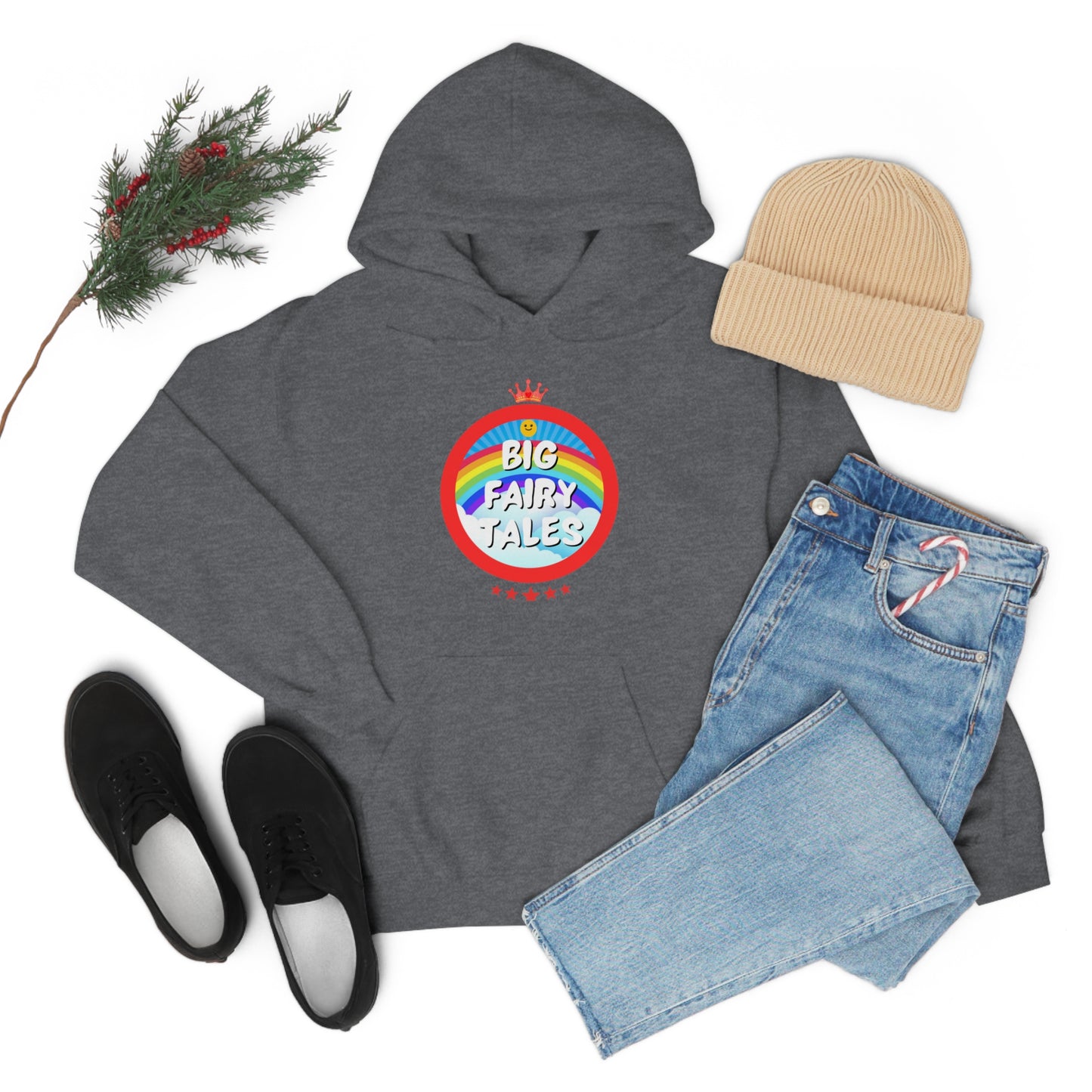 Big Fairy Tales By Schatar Unisex Heavy Blend™ Hooded Sweatshirt