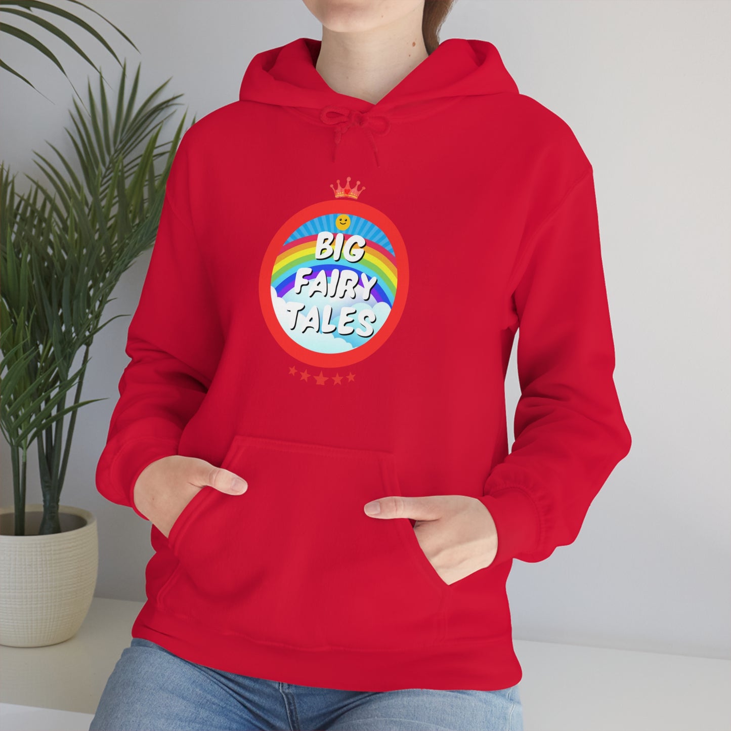 Big Fairy Tales By Schatar Unisex Heavy Blend™ Hooded Sweatshirt