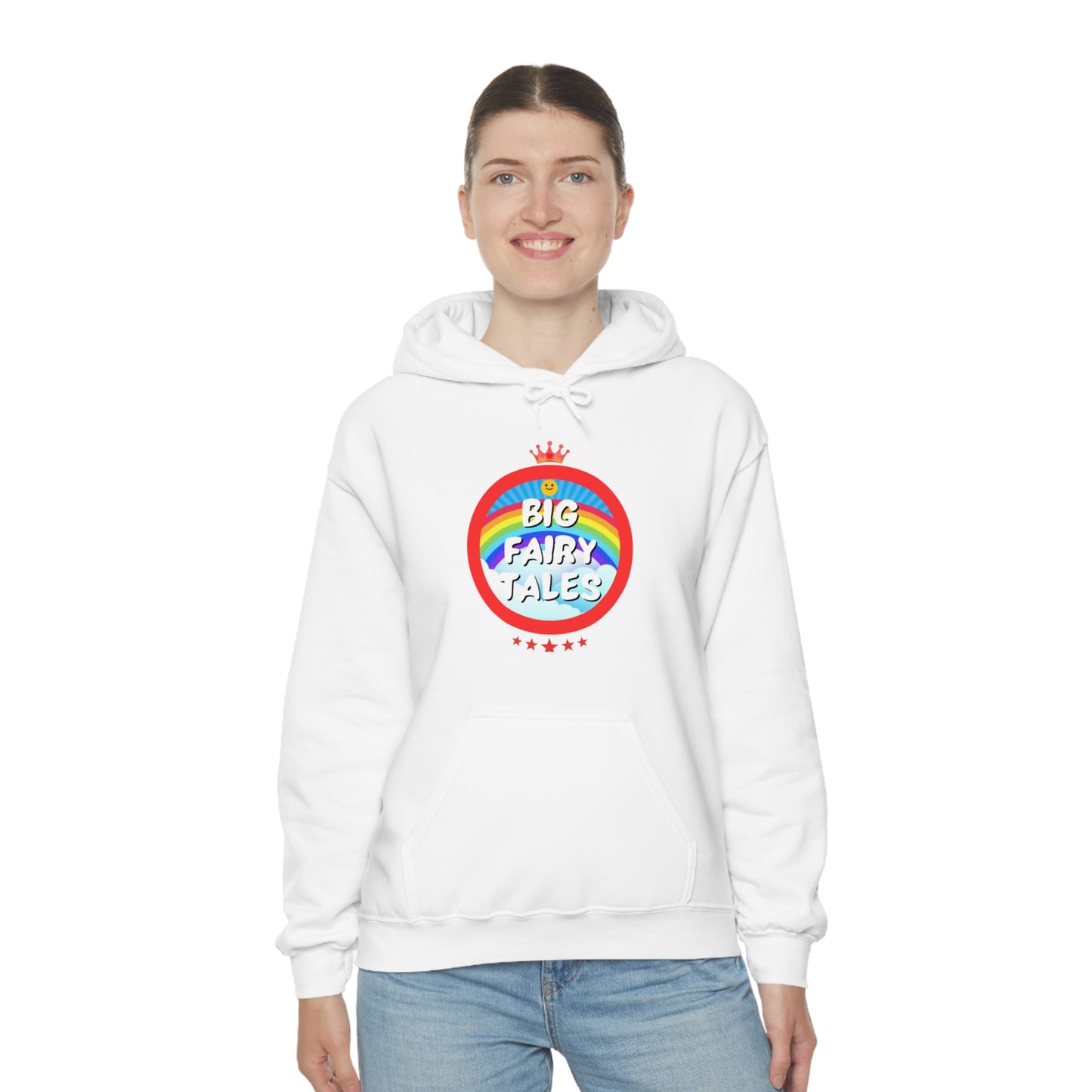 Big Fairy Tales By Schatar Unisex Heavy Blend™ Hooded Sweatshirt