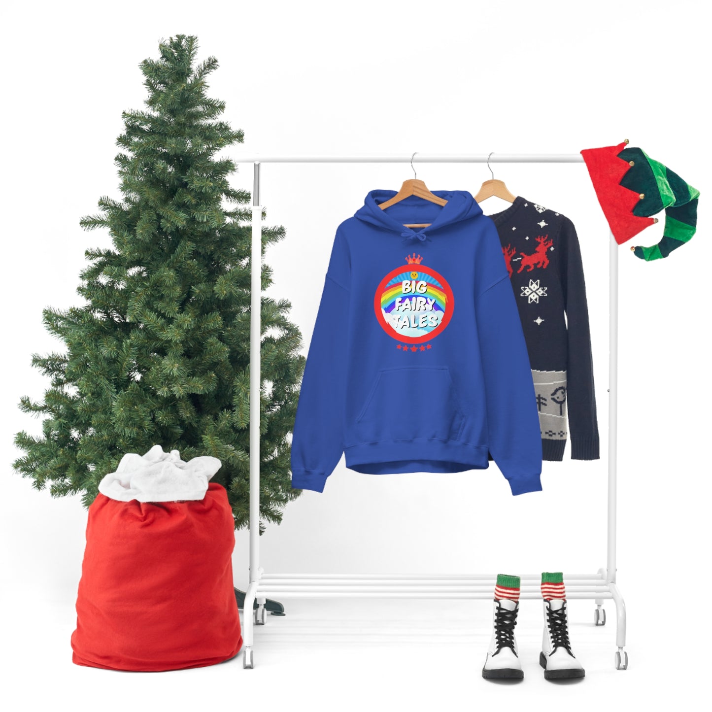 Big Fairy Tales By Schatar Unisex Heavy Blend™ Hooded Sweatshirt