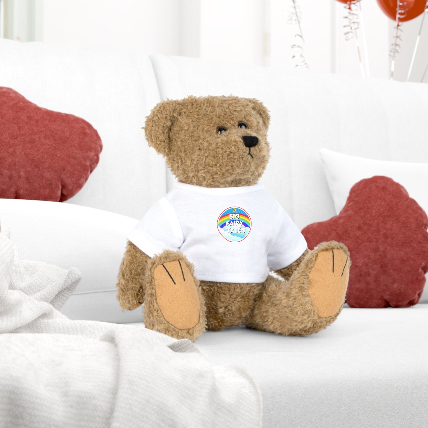 Big Fairy Tales By Schatar Plush Stuffed Animal With T-Shirt