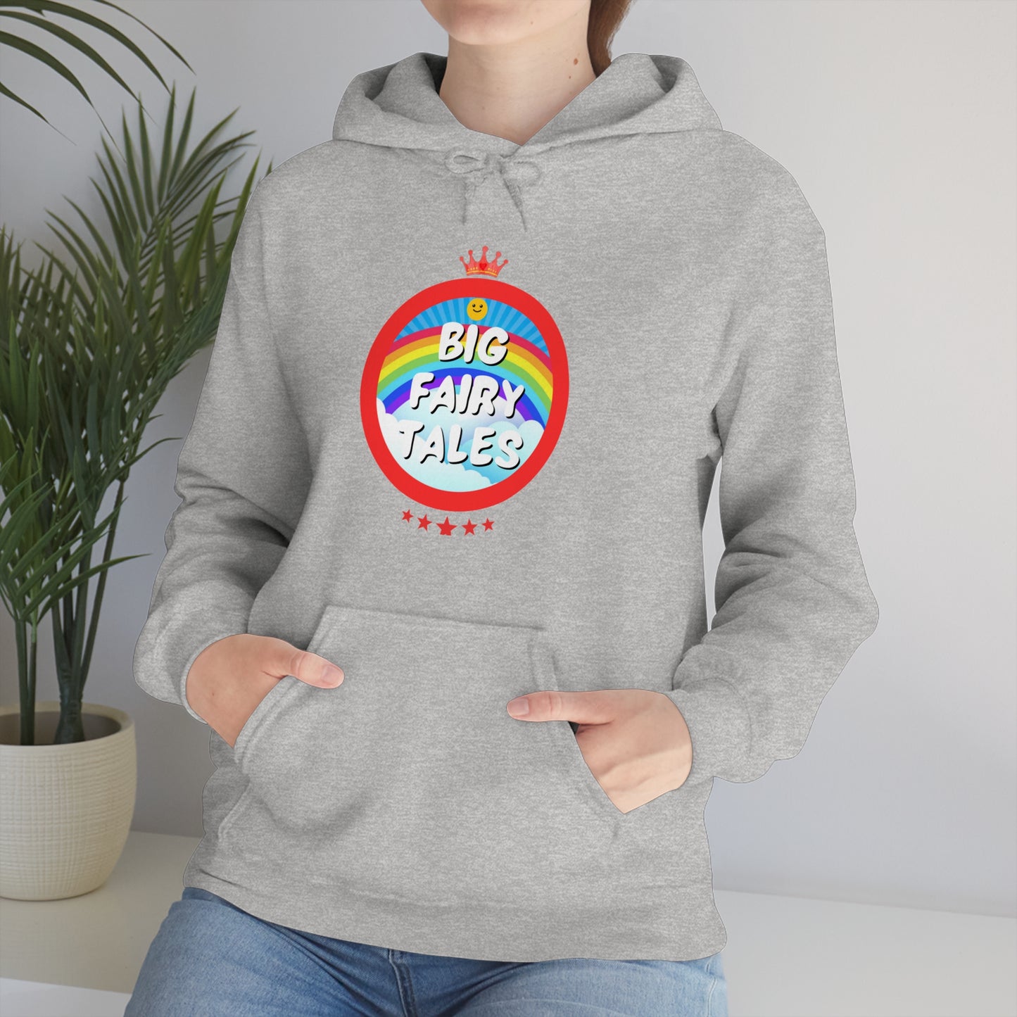Big Fairy Tales By Schatar Unisex Heavy Blend™ Hooded Sweatshirt