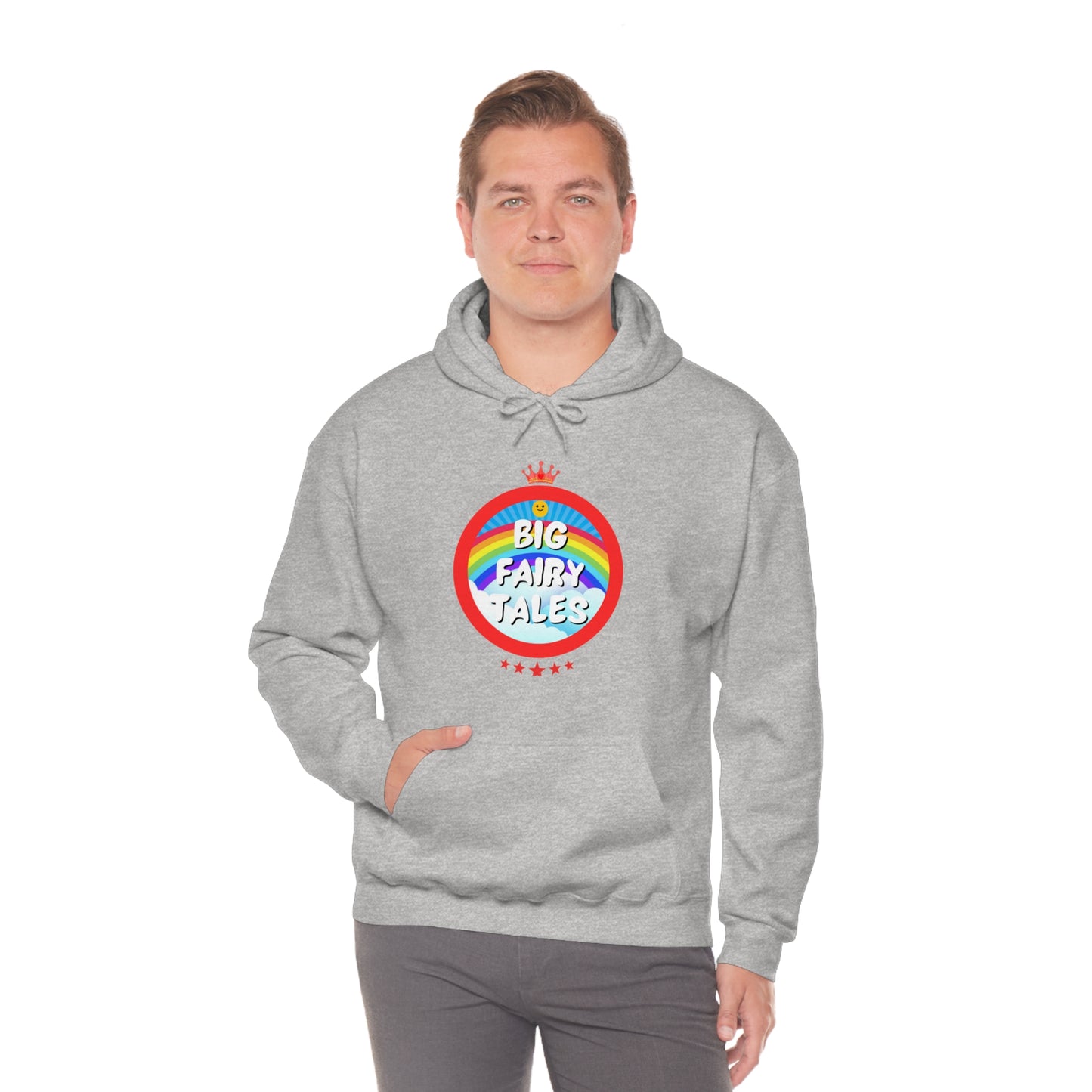 Big Fairy Tales By Schatar Unisex Heavy Blend™ Hooded Sweatshirt