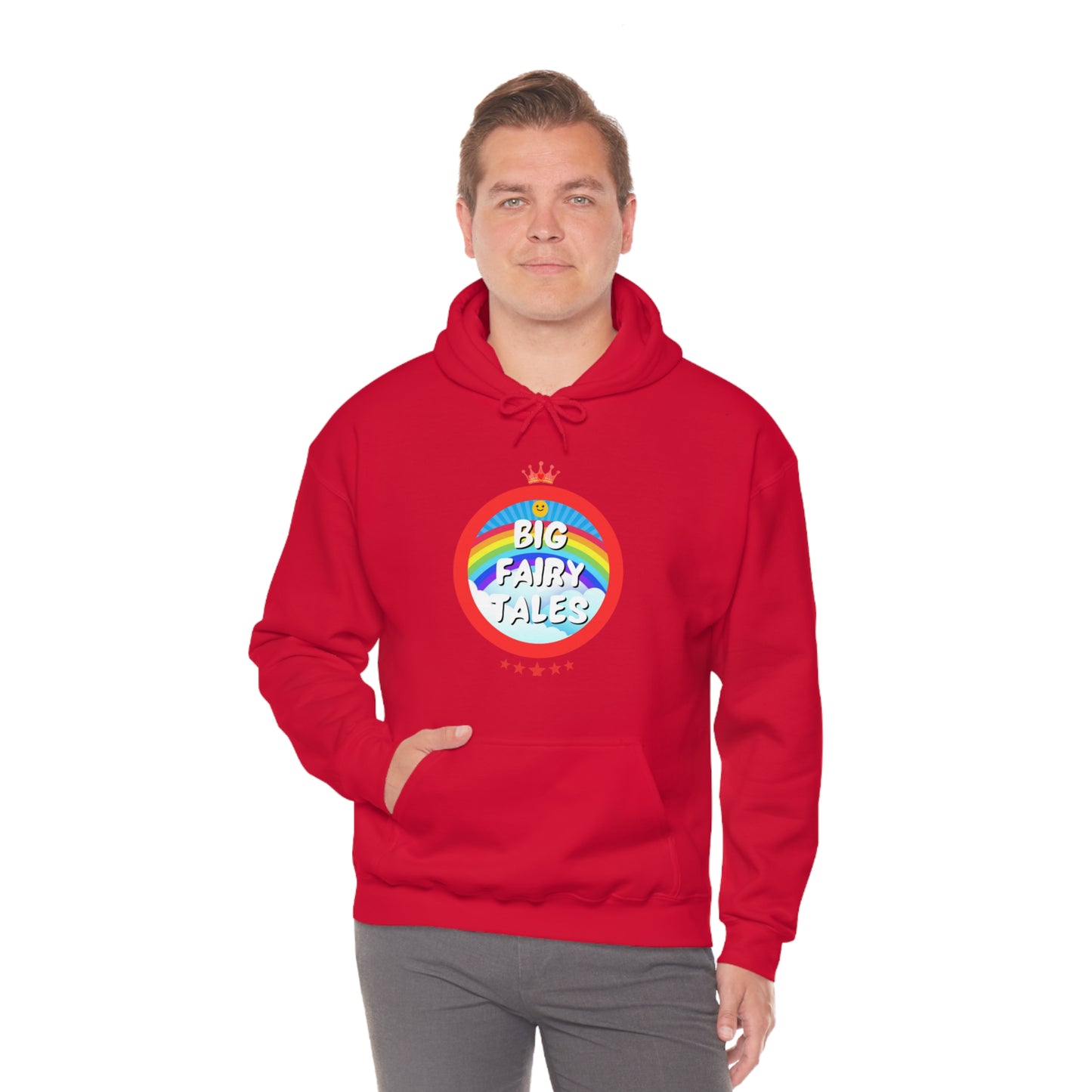 Big Fairy Tales By Schatar Unisex Heavy Blend™ Hooded Sweatshirt