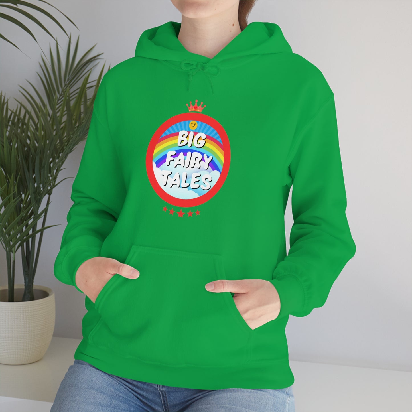 Big Fairy Tales By Schatar Unisex Heavy Blend™ Hooded Sweatshirt