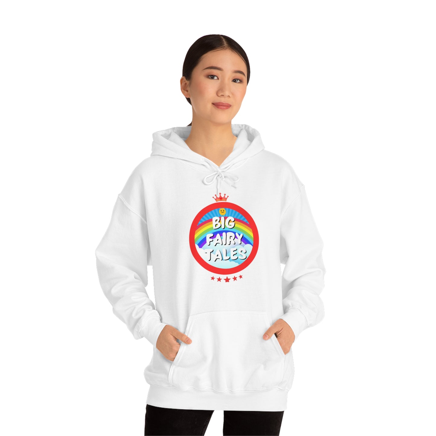 Big Fairy Tales By Schatar Unisex Heavy Blend™ Hooded Sweatshirt