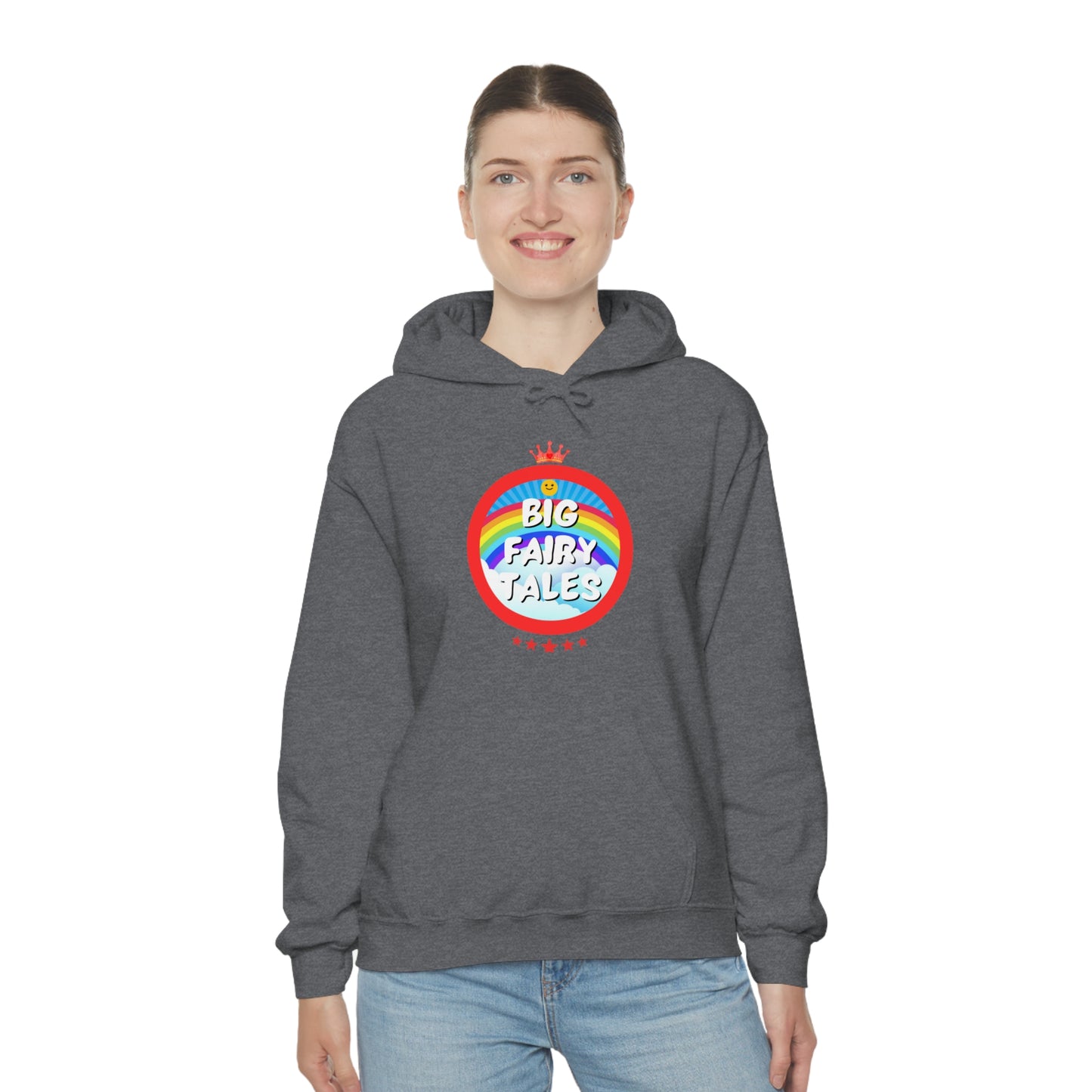 Big Fairy Tales By Schatar Unisex Heavy Blend™ Hooded Sweatshirt