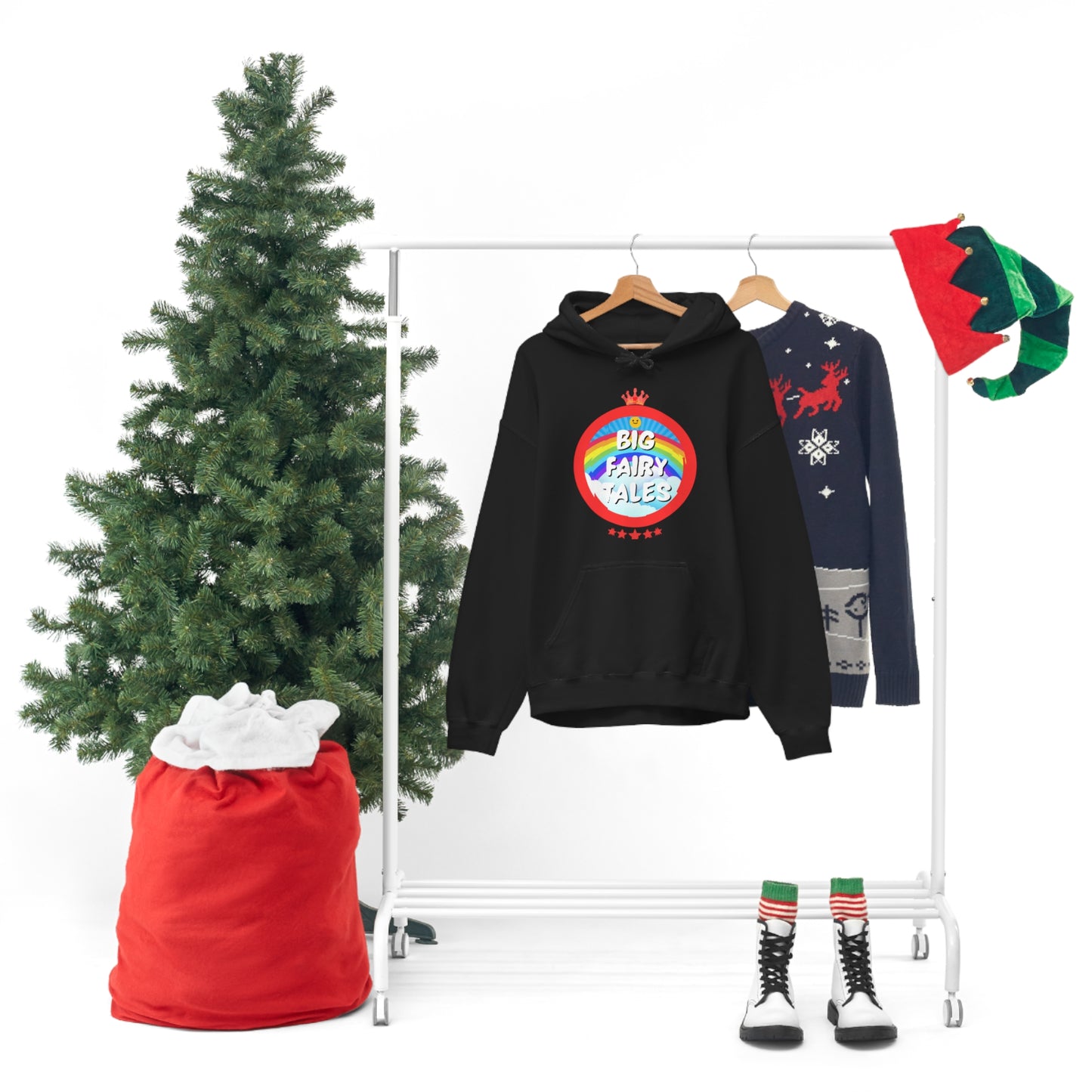 Big Fairy Tales By Schatar Unisex Heavy Blend™ Hooded Sweatshirt