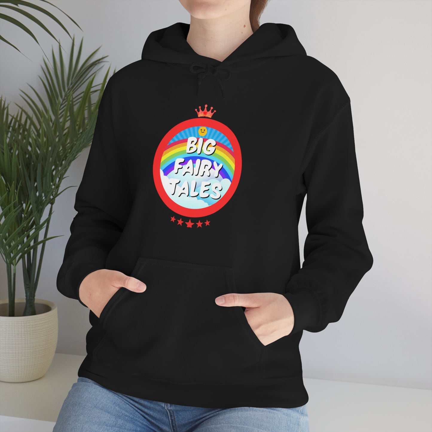 Big Fairy Tales By Schatar Unisex Heavy Blend™ Hooded Sweatshirt
