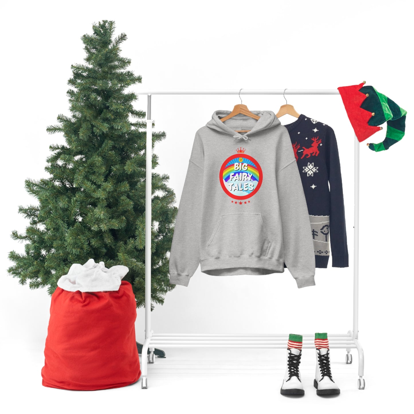 Big Fairy Tales By Schatar Unisex Heavy Blend™ Hooded Sweatshirt