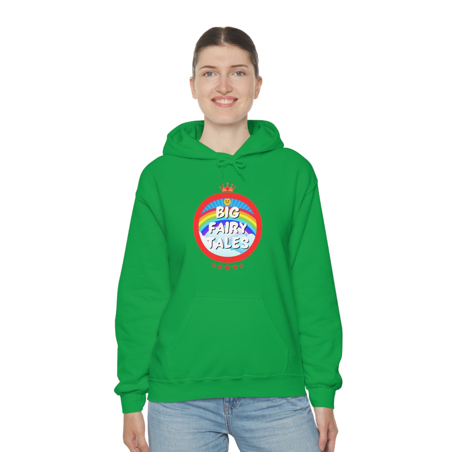 Big Fairy Tales By Schatar Unisex Heavy Blend™ Hooded Sweatshirt