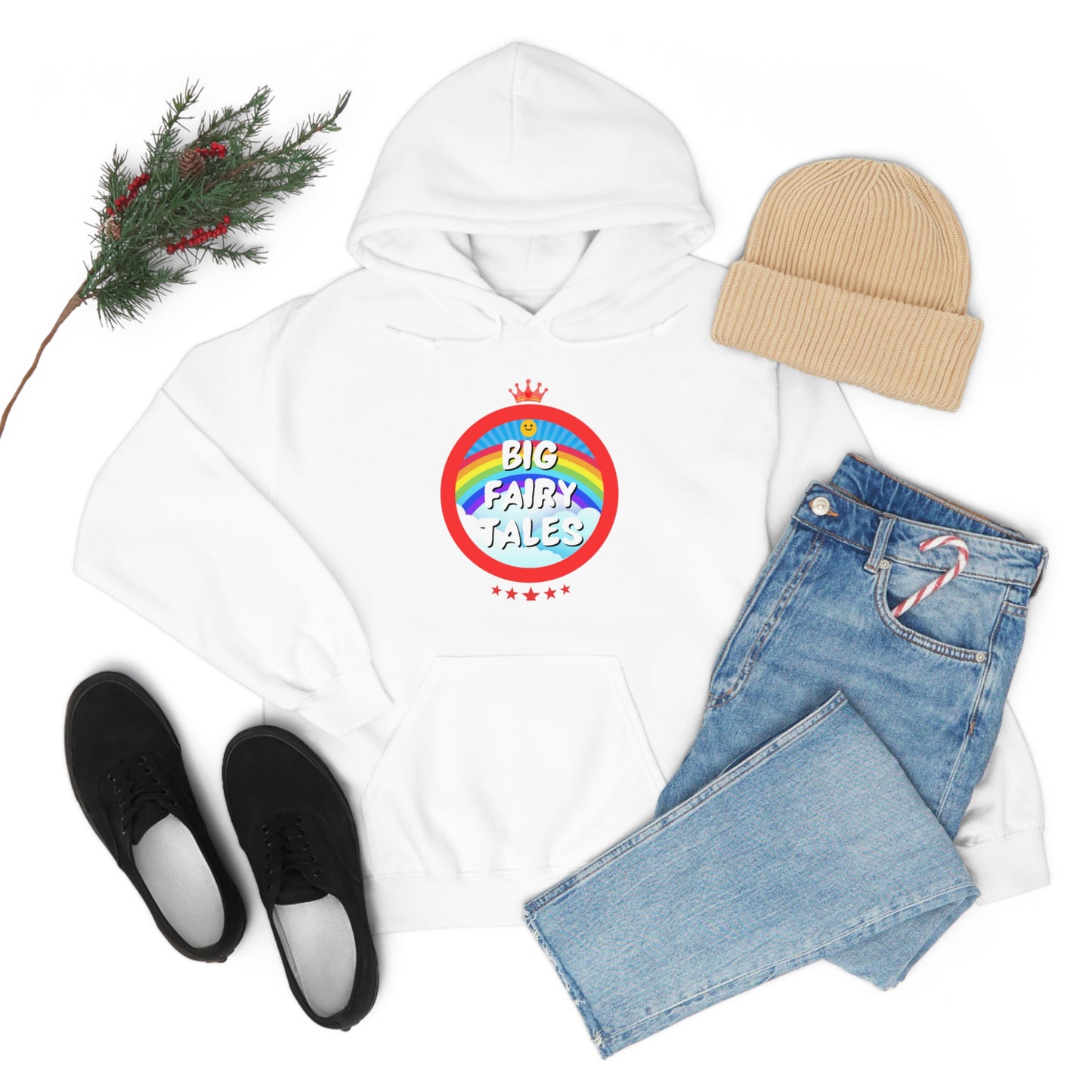 Big Fairy Tales By Schatar Unisex Heavy Blend™ Hooded Sweatshirt