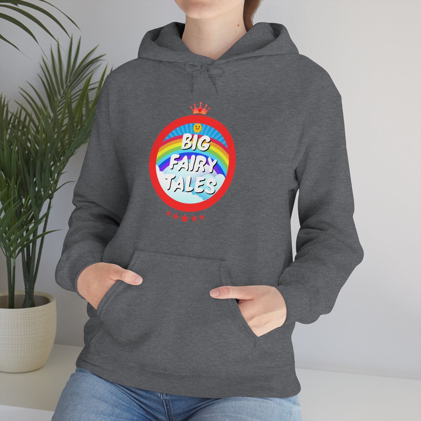 Big Fairy Tales By Schatar Unisex Heavy Blend™ Hooded Sweatshirt