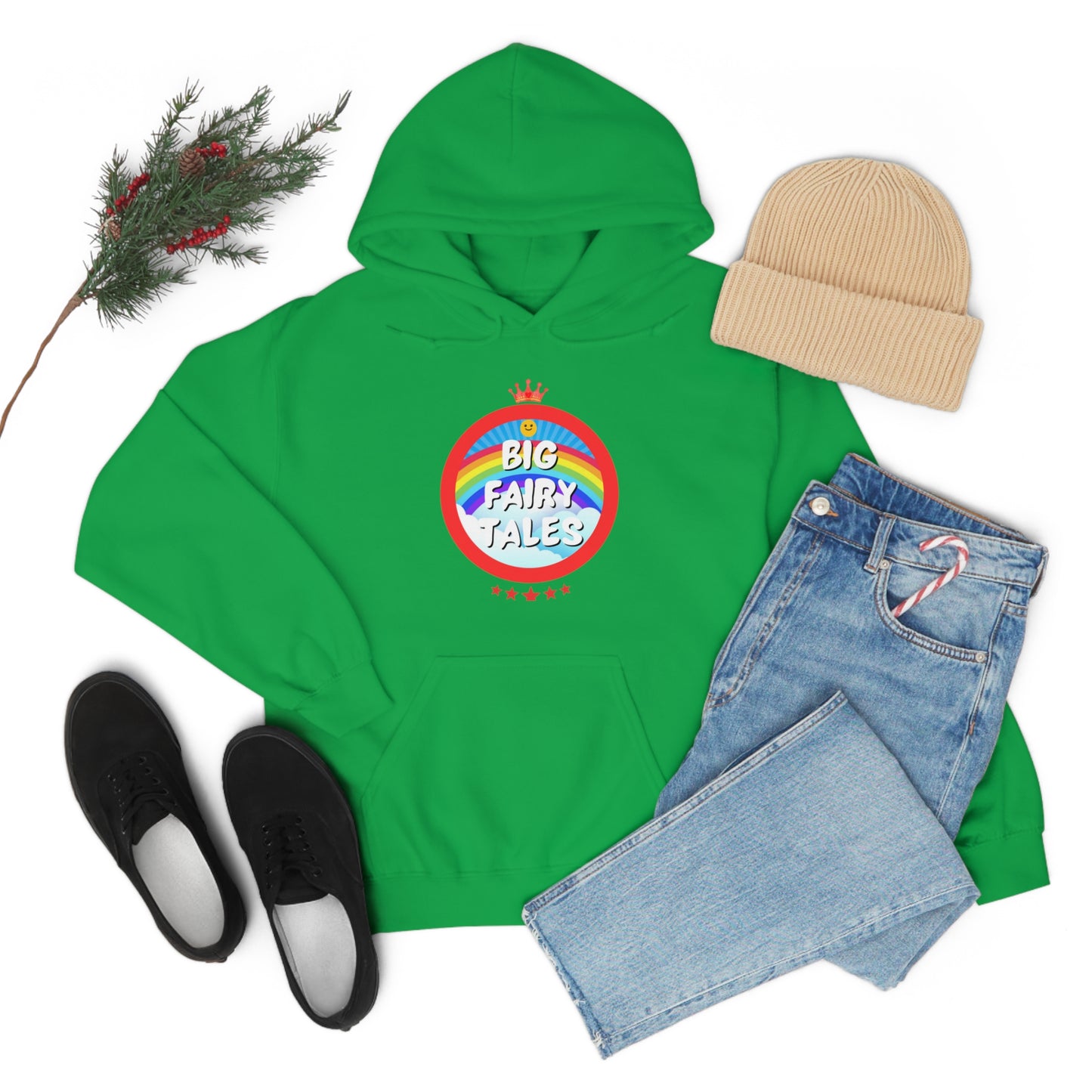 Big Fairy Tales By Schatar Unisex Heavy Blend™ Hooded Sweatshirt