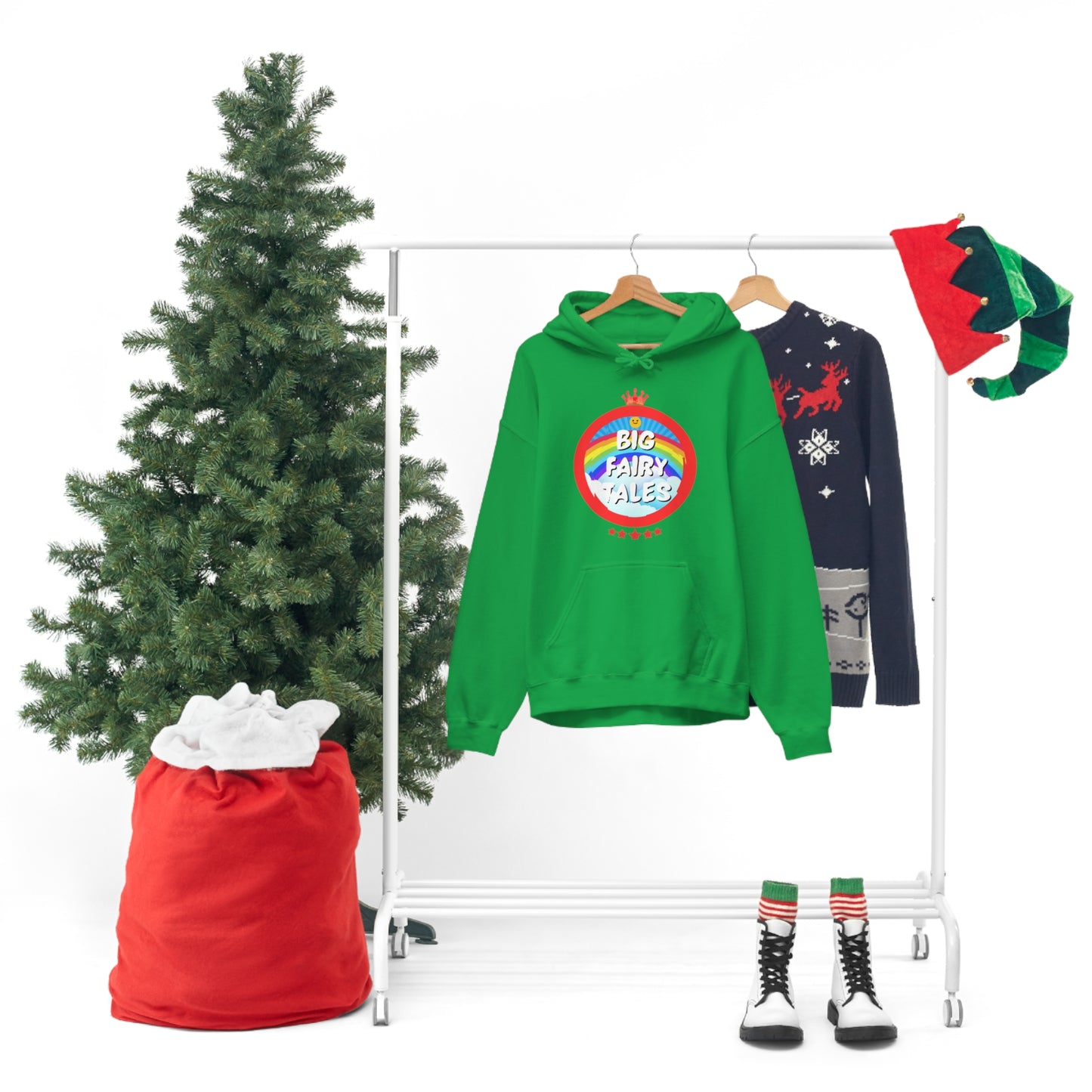 Big Fairy Tales By Schatar Unisex Heavy Blend™ Hooded Sweatshirt