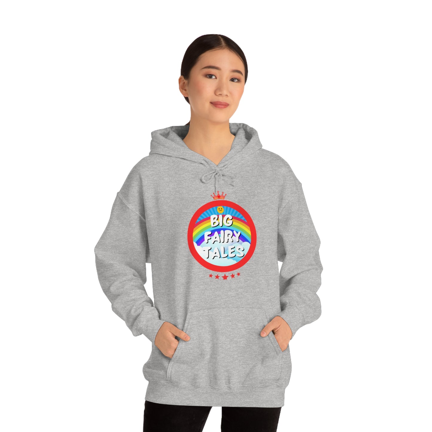 Big Fairy Tales By Schatar Unisex Heavy Blend™ Hooded Sweatshirt