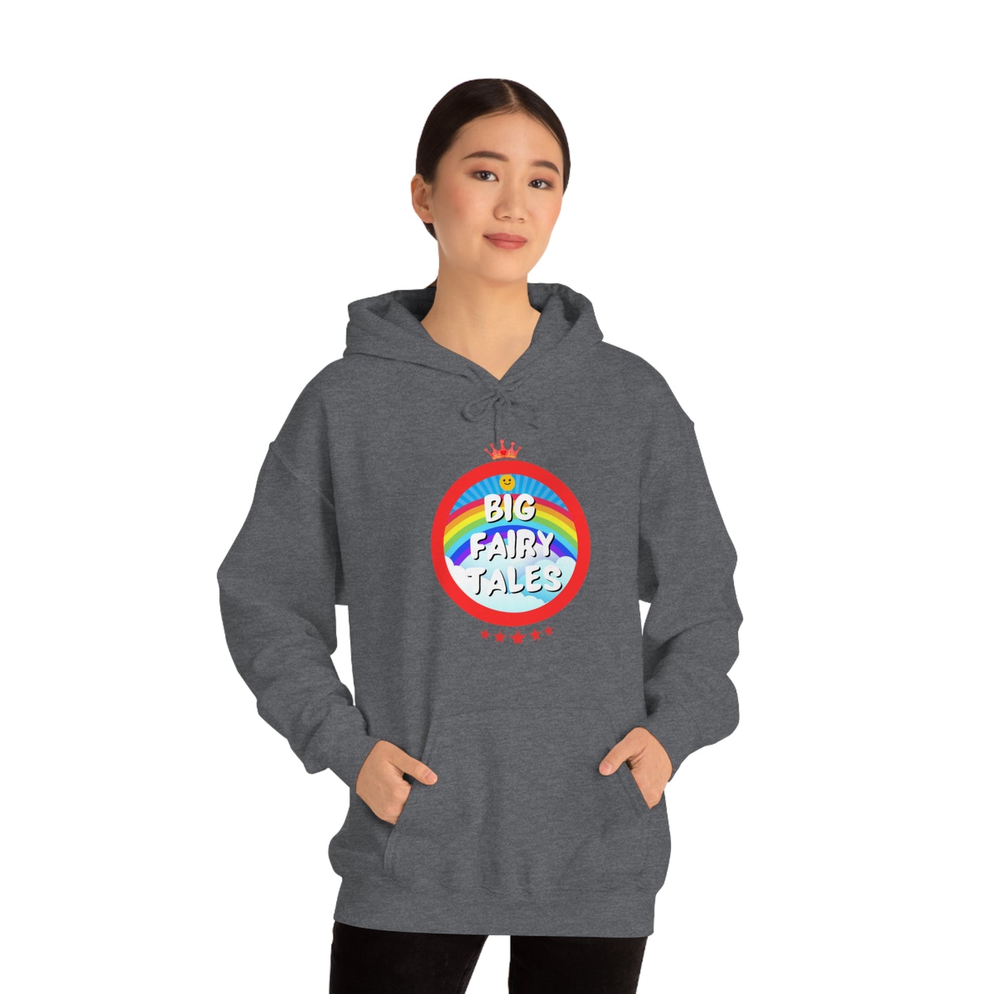 Big Fairy Tales By Schatar Unisex Heavy Blend™ Hooded Sweatshirt