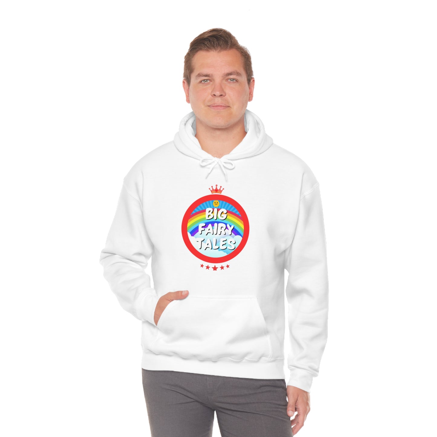Big Fairy Tales By Schatar Unisex Heavy Blend™ Hooded Sweatshirt