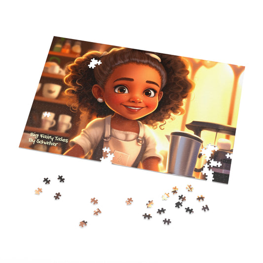Coffee Shop Owner - Big Little Professionals Puzzle 15 From Big Fairy Tales By Schatar