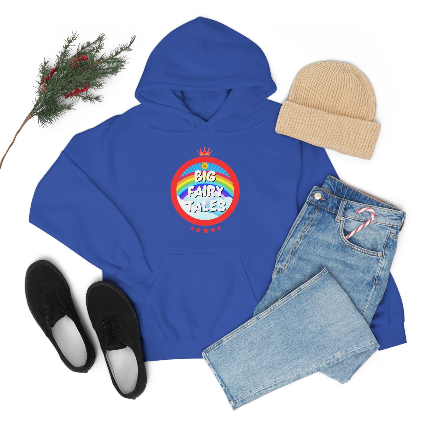 Big Fairy Tales By Schatar Unisex Heavy Blend™ Hooded Sweatshirt