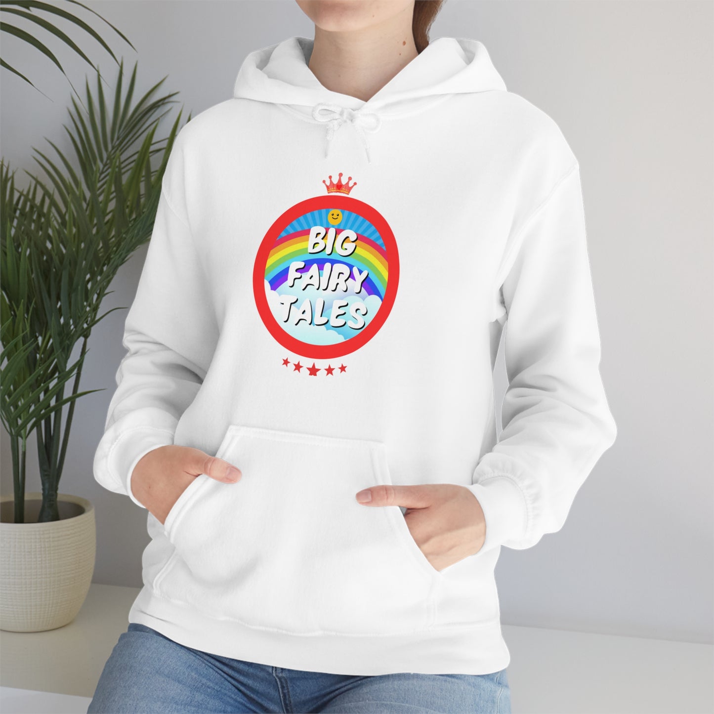 Big Fairy Tales By Schatar Unisex Heavy Blend™ Hooded Sweatshirt