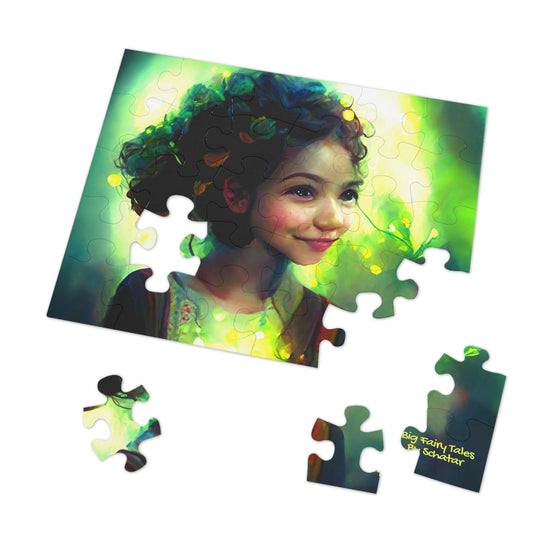 Big Fairy Tales By Schatar - Jackie's Beanstalk Original Jigsaw Puzzle