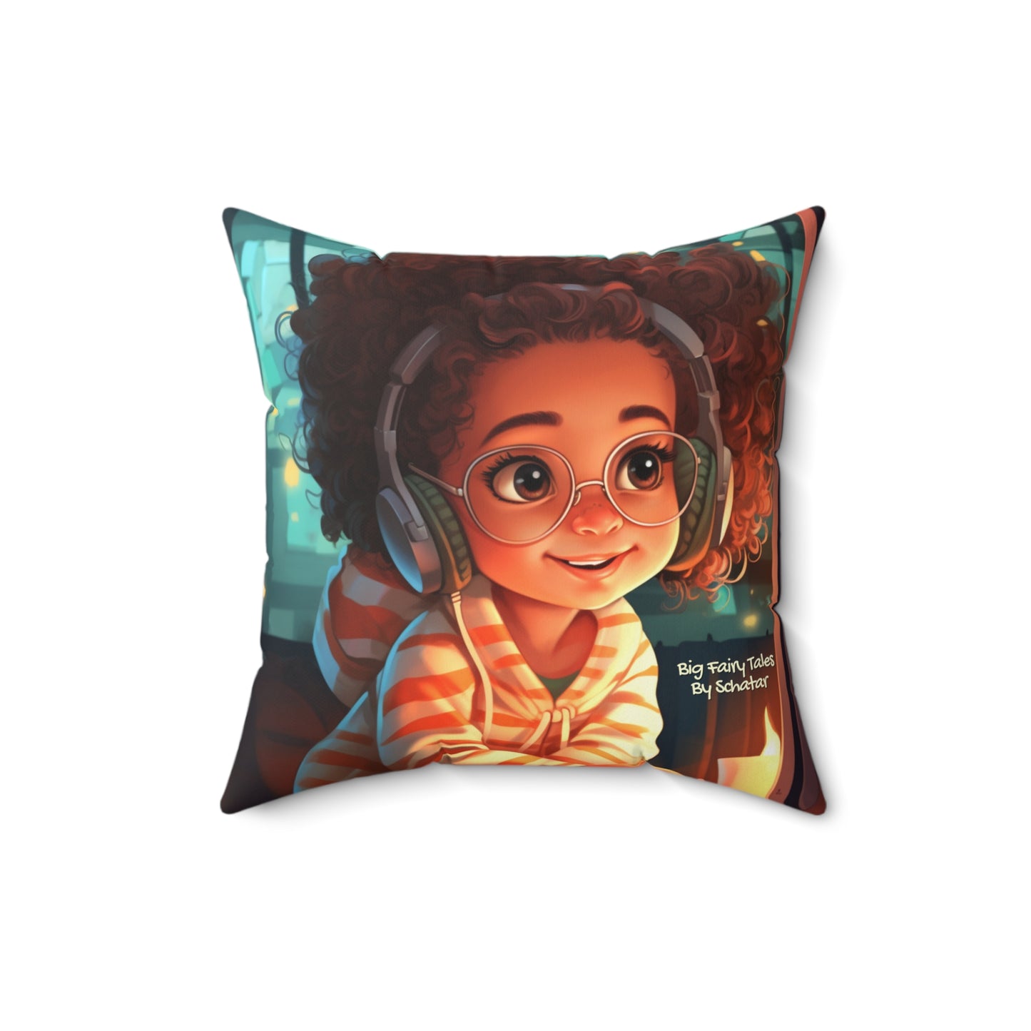 Multimedia Producer - Big Little Professionals Plush Pillow 17 From Big Fairy Tales By Schatar
