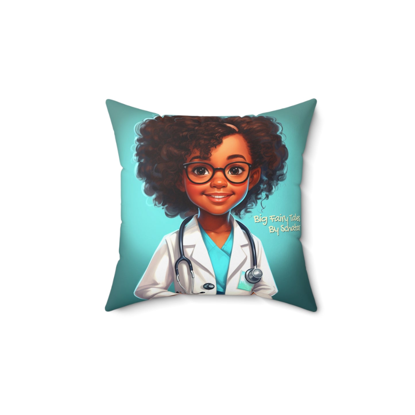 Doctor - Big Little Professionals Plush Pillow 7 From Big Fairy Tales By Schatar