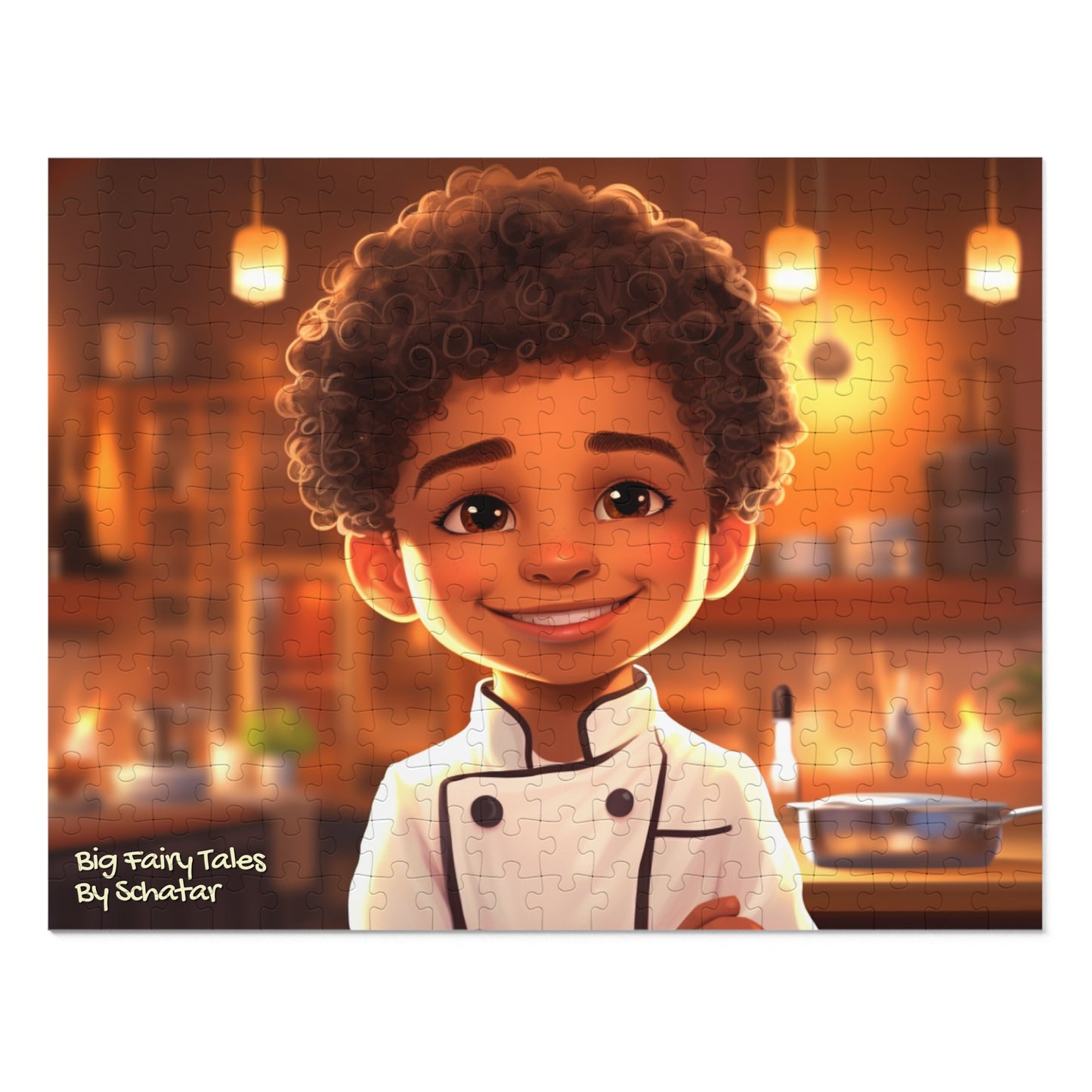Restauranteur - Big Little Professionals Puzzle 20 From Big Fairy Tales By Schatar