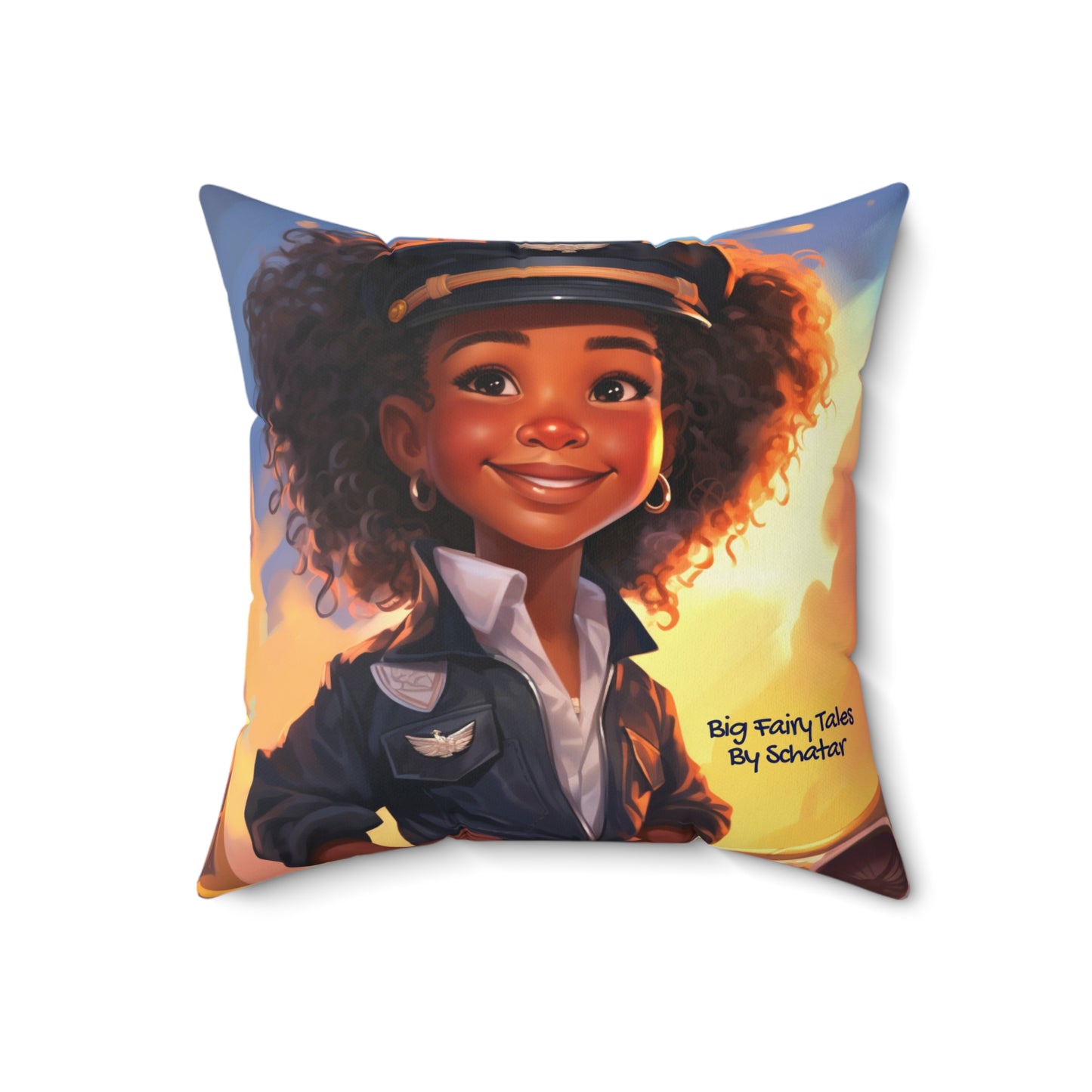 Pilot - Big Little Professionals Plush Pillow 5 From Big Fairy Tales By Schatar