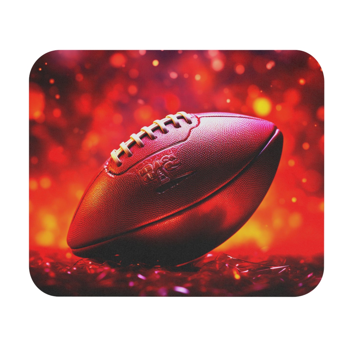 Football Glow Mouse Pad From Big Fairy Tales By Schatar