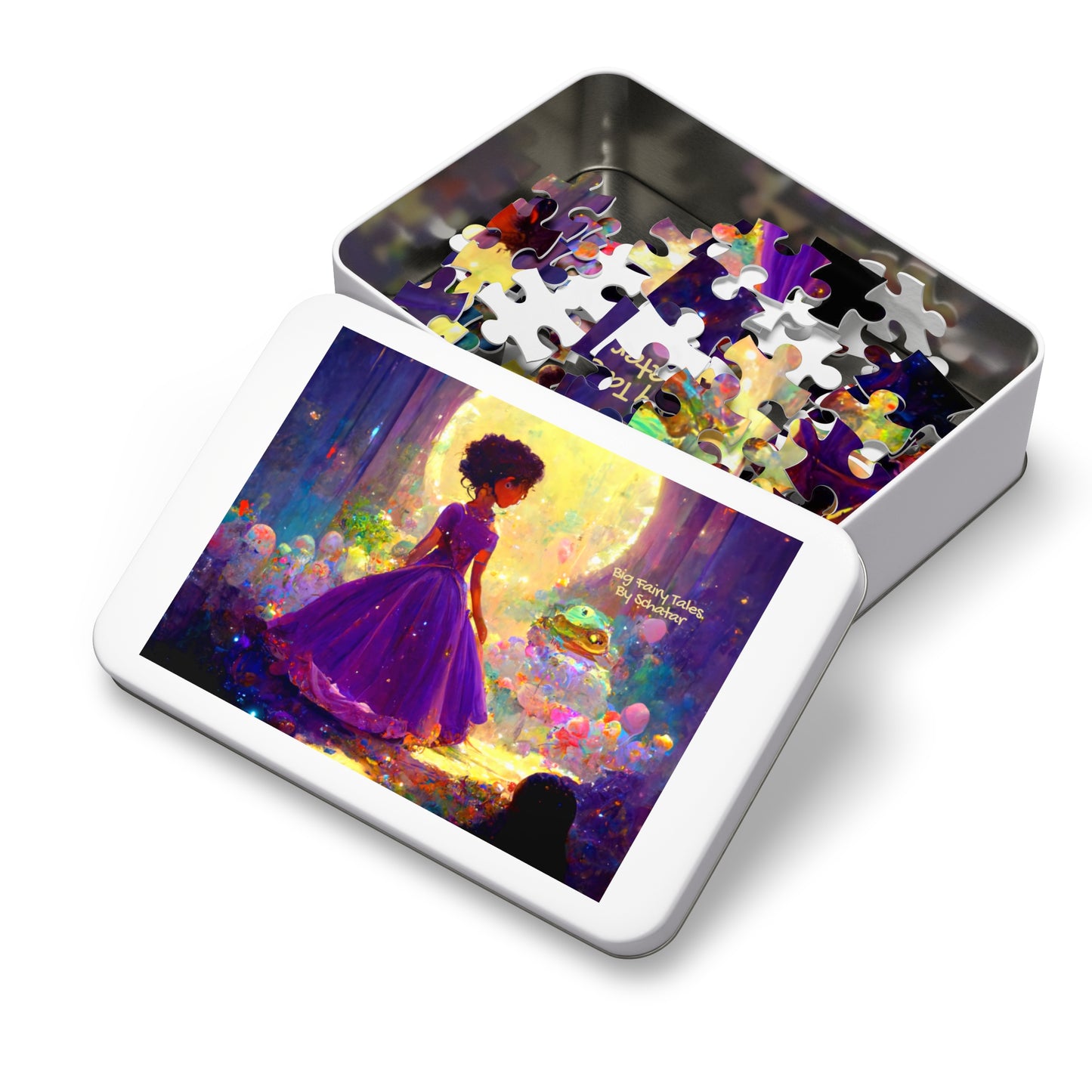 Big Fairy Tales By Schatar - Princess And Frog Prince Puzzle