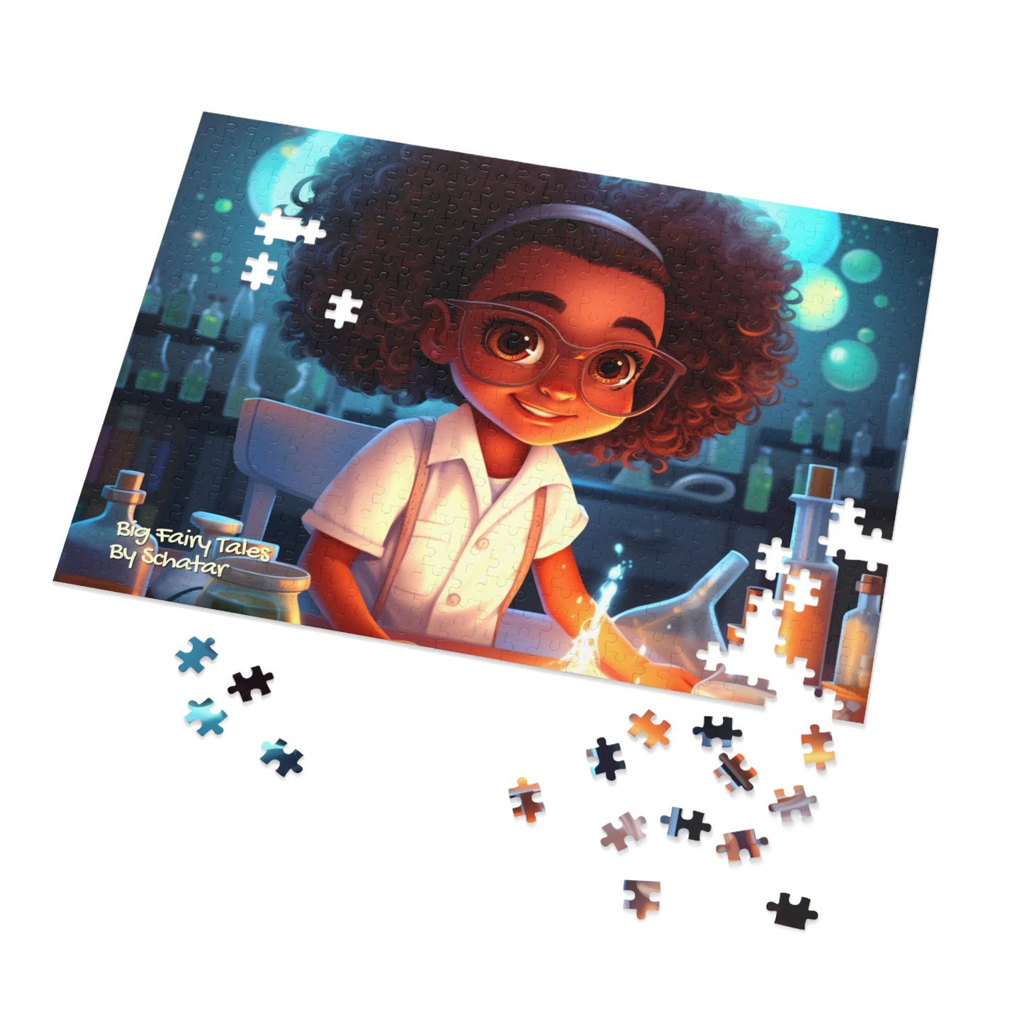 Scientist - Big Little Professionals Puzzle 13 From Big Fairy Tales By Schatar