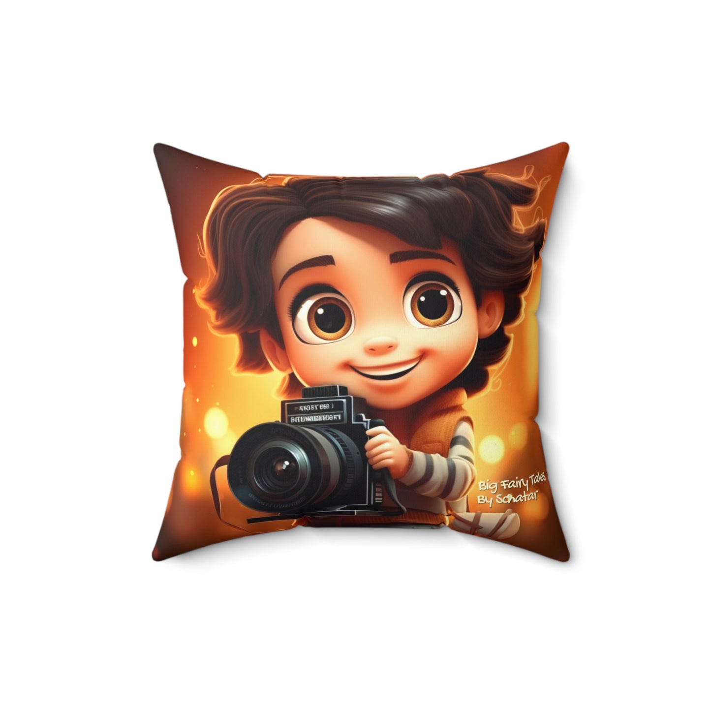 Cinematographer - Big Little Professionals Plush Pillow 4 From Big Fairy Tales By Schatar