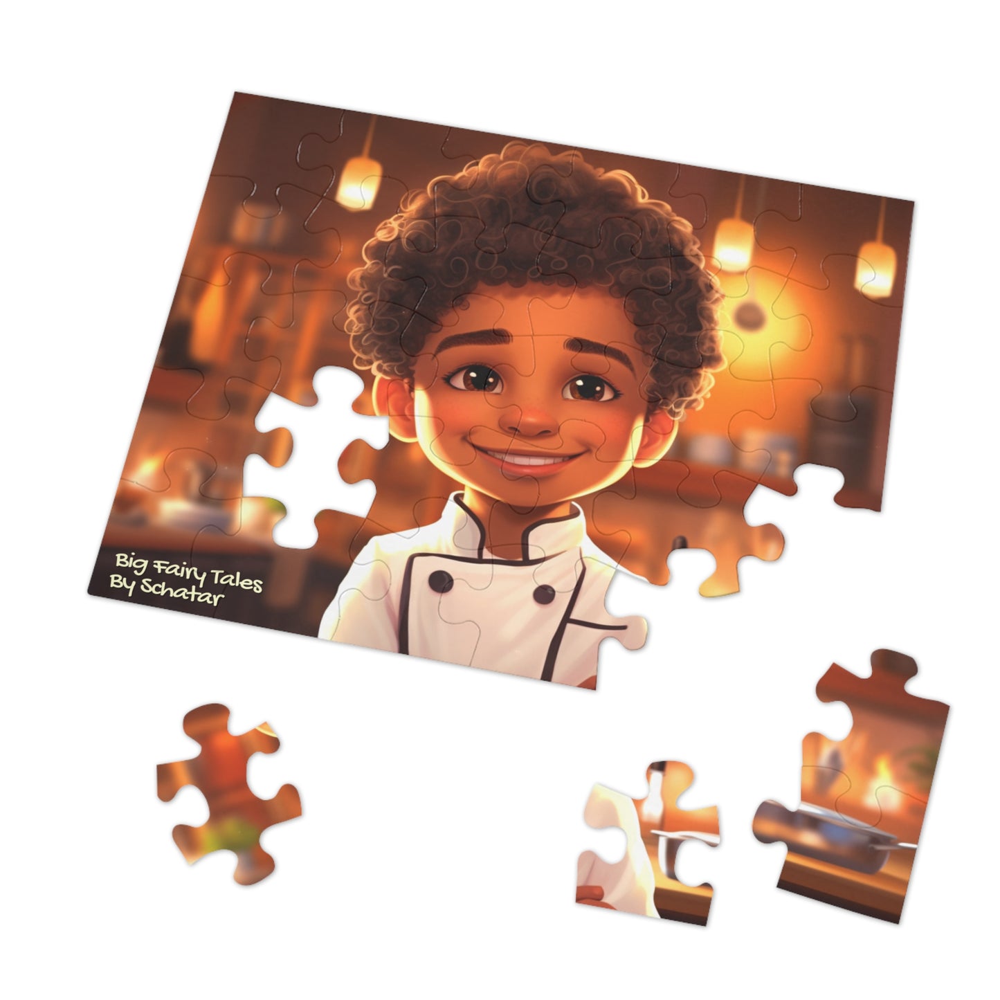 Restauranteur - Big Little Professionals Puzzle 20 From Big Fairy Tales By Schatar