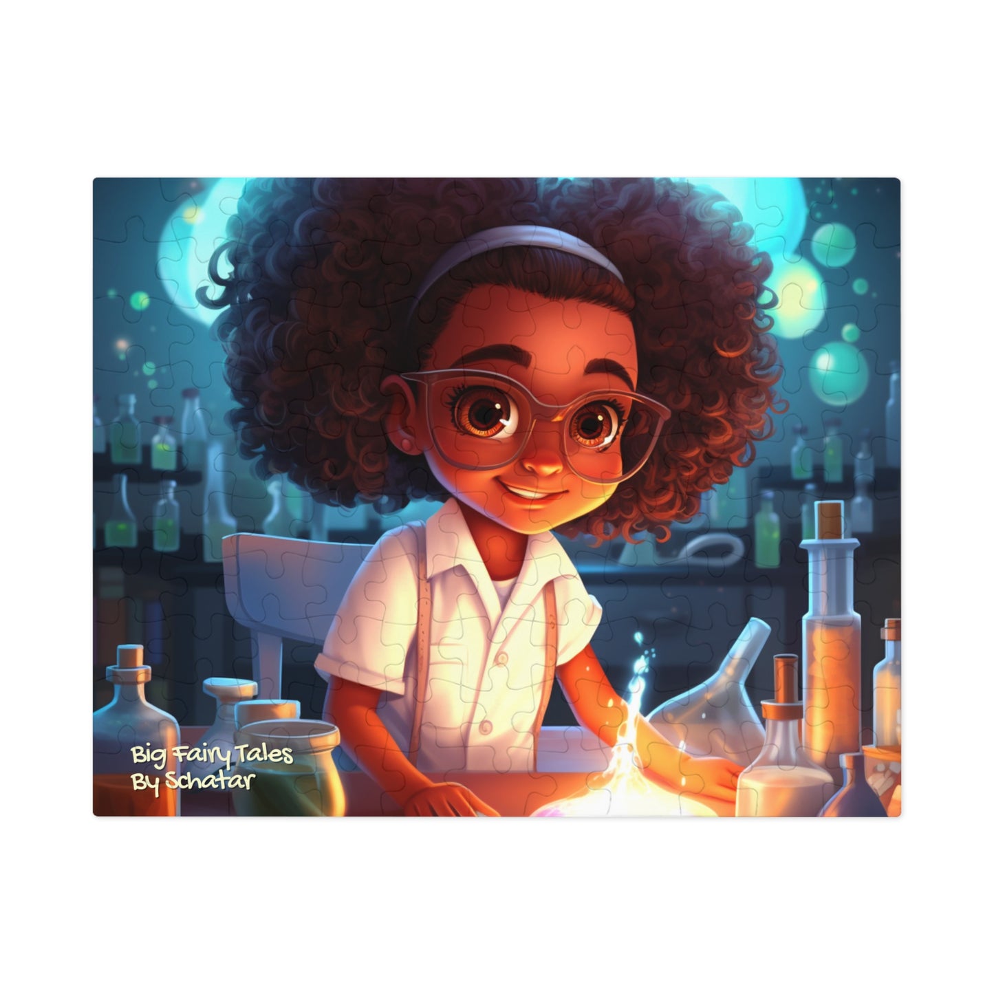 Scientist - Big Little Professionals Puzzle 13 From Big Fairy Tales By Schatar