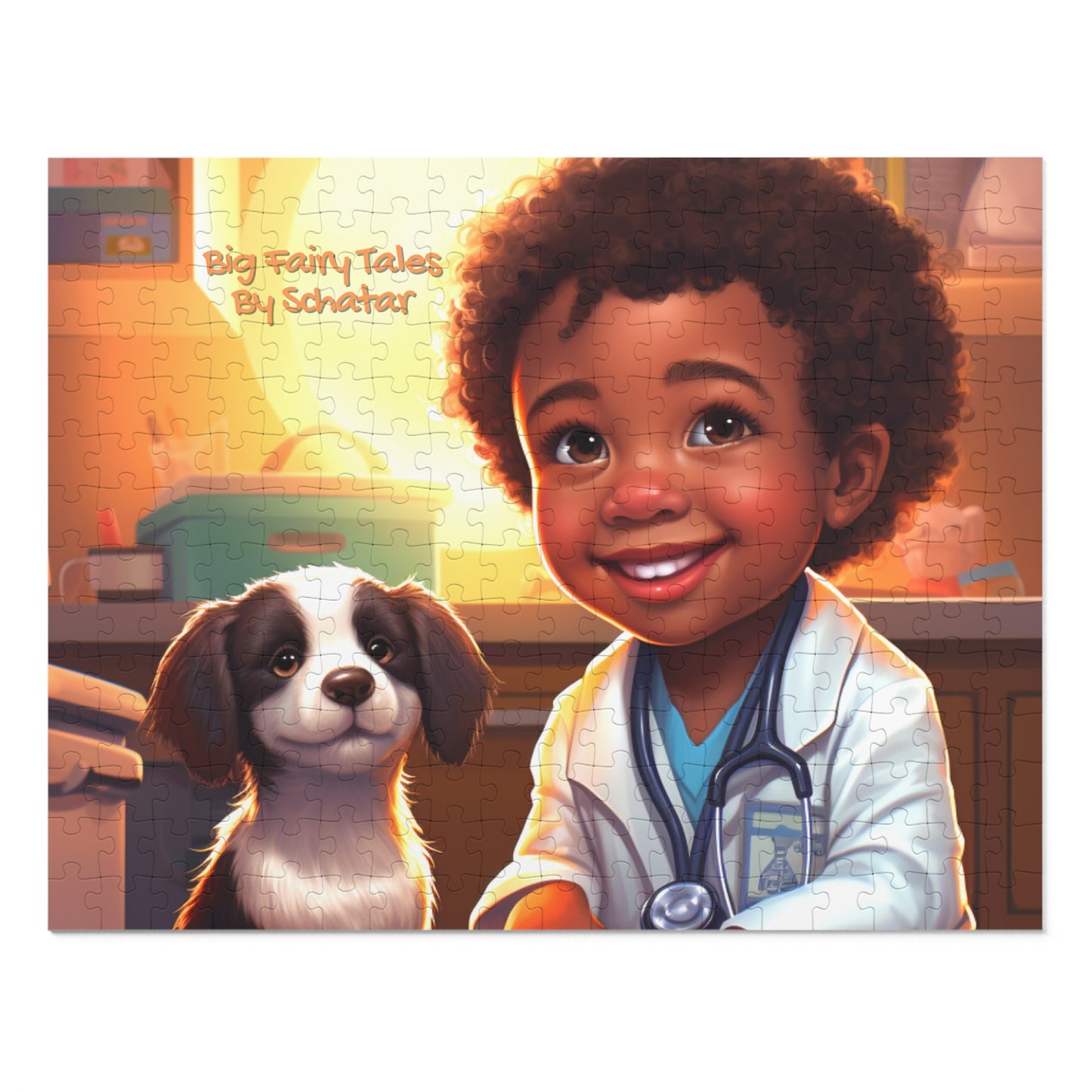 Veterinarian - Big Little Professionals Puzzle 6 From Big Fairy Tales By Schatar
