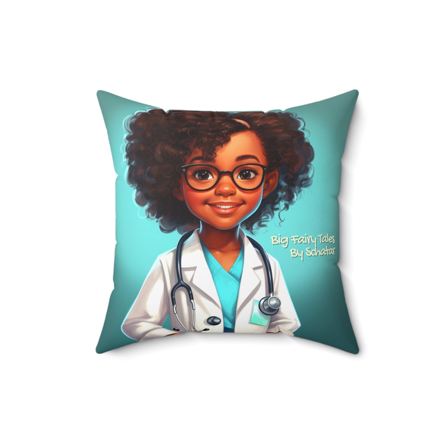 Doctor - Big Little Professionals Plush Pillow 7 From Big Fairy Tales By Schatar